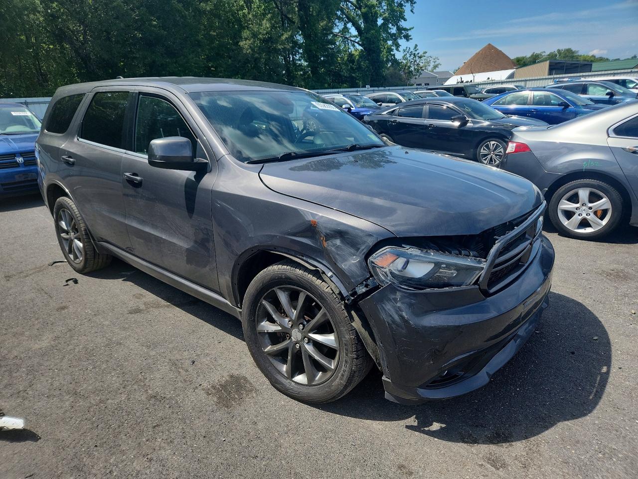 2014 Dodge Durango Sxt Gray vin: 1C4RDJAG3EC345865