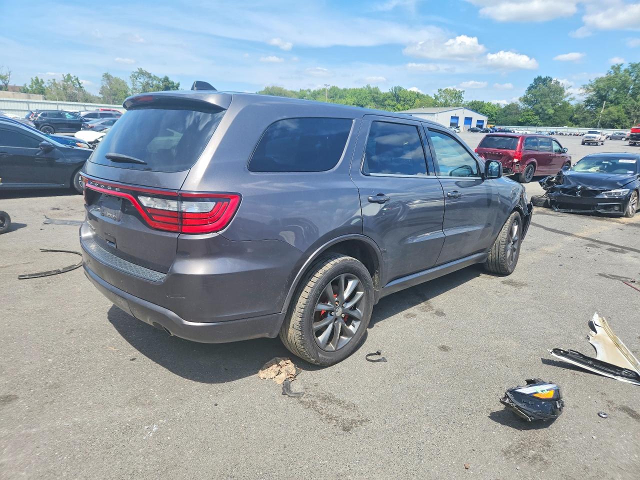 2014 Dodge Durango Sxt Gray vin: 1C4RDJAG3EC345865