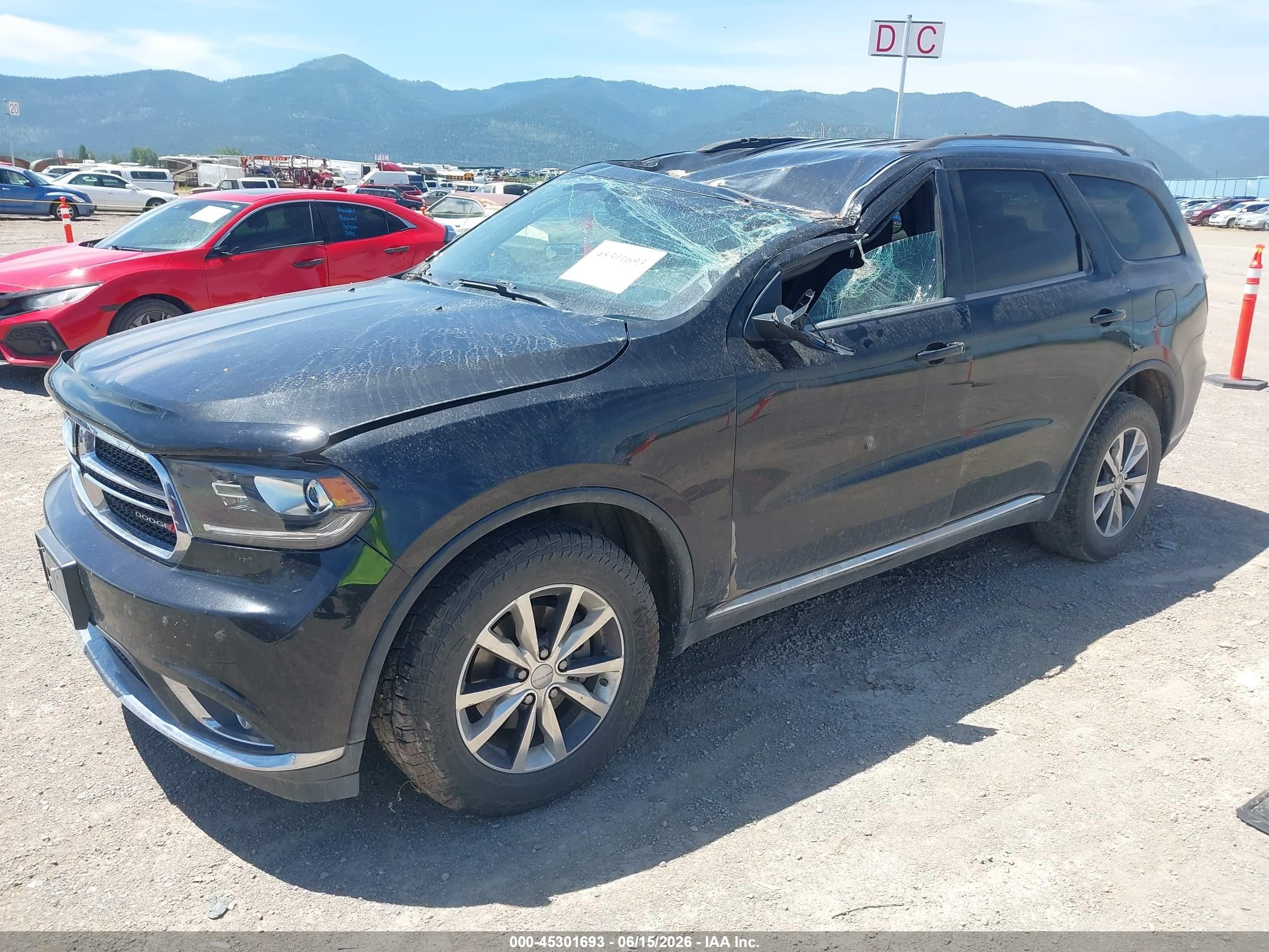 2014 Dodge Durango Sxt Черный vin: 1C4RDJAG3EC361161