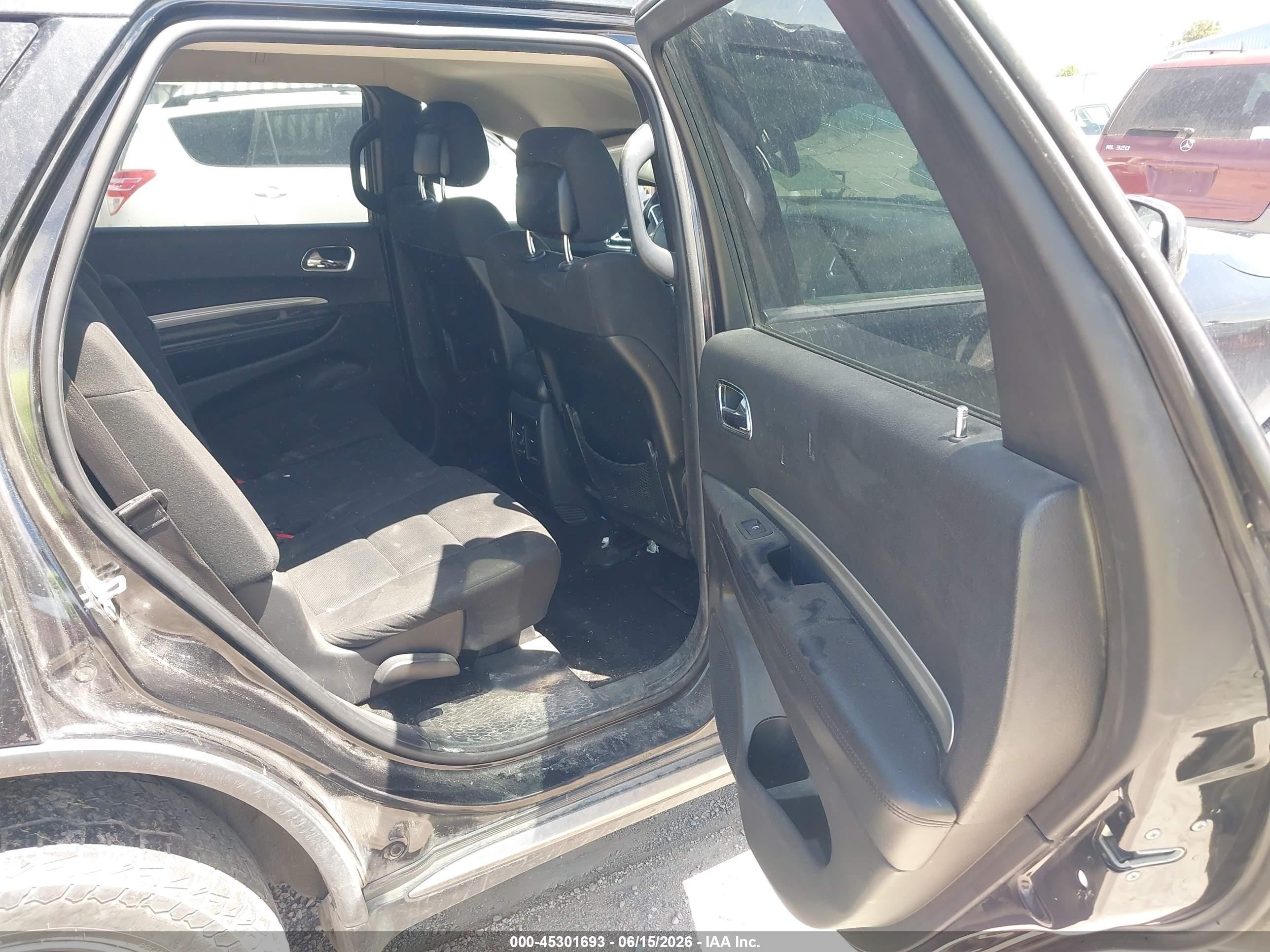 2014 Dodge Durango Sxt Черный vin: 1C4RDJAG3EC361161