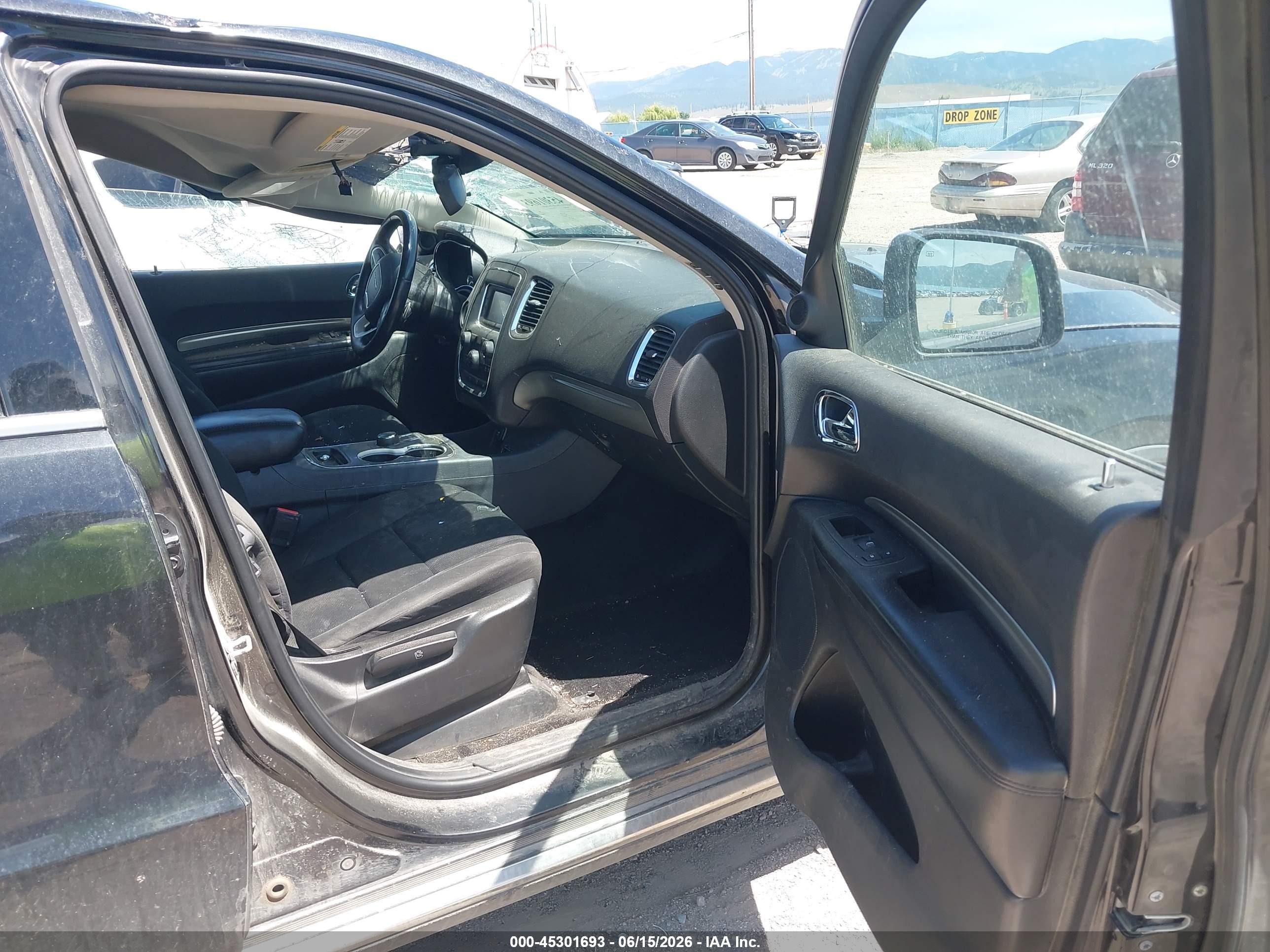 2014 Dodge Durango Sxt Черный vin: 1C4RDJAG3EC361161