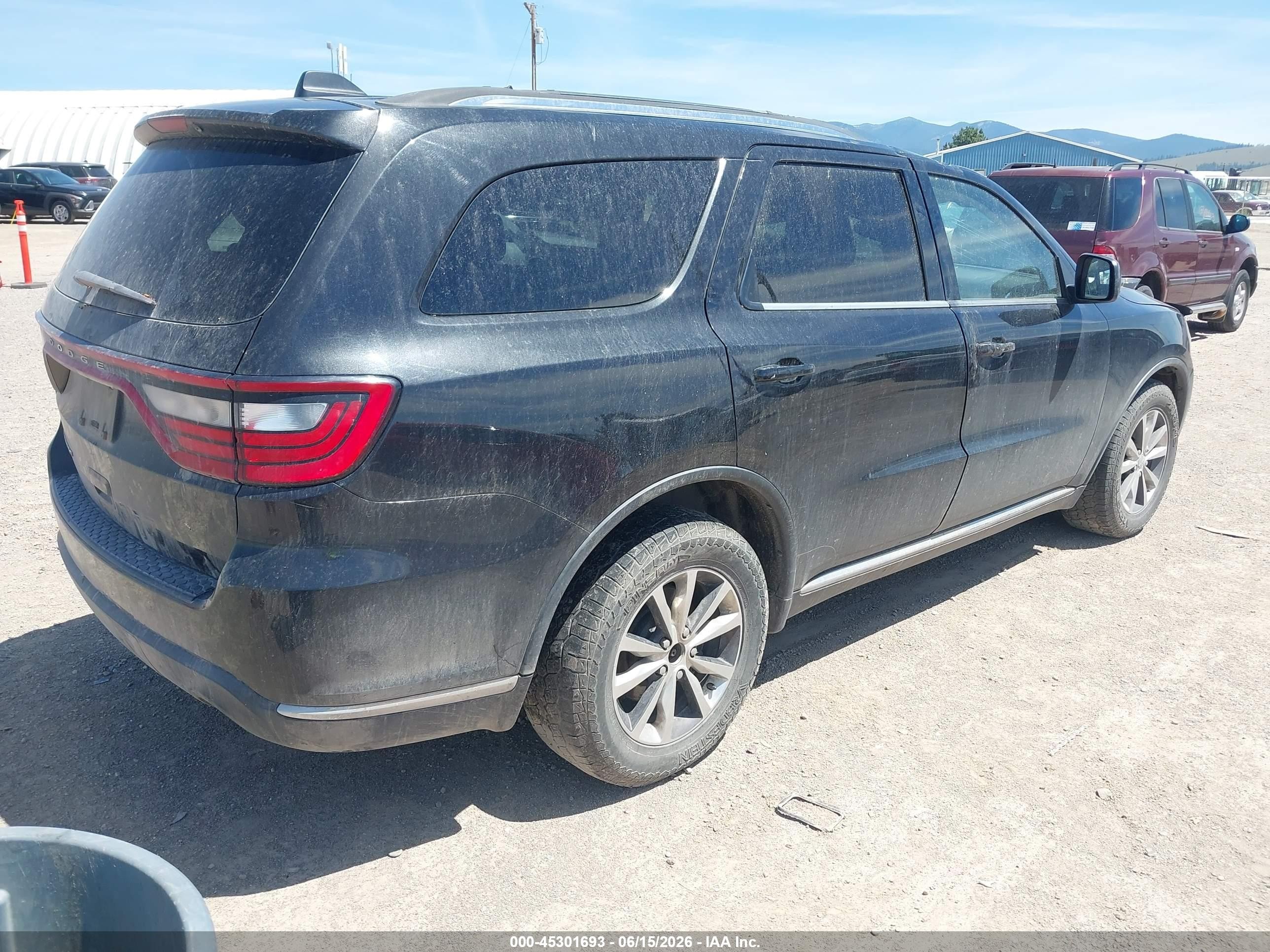 2014 Dodge Durango Sxt Черный vin: 1C4RDJAG3EC361161