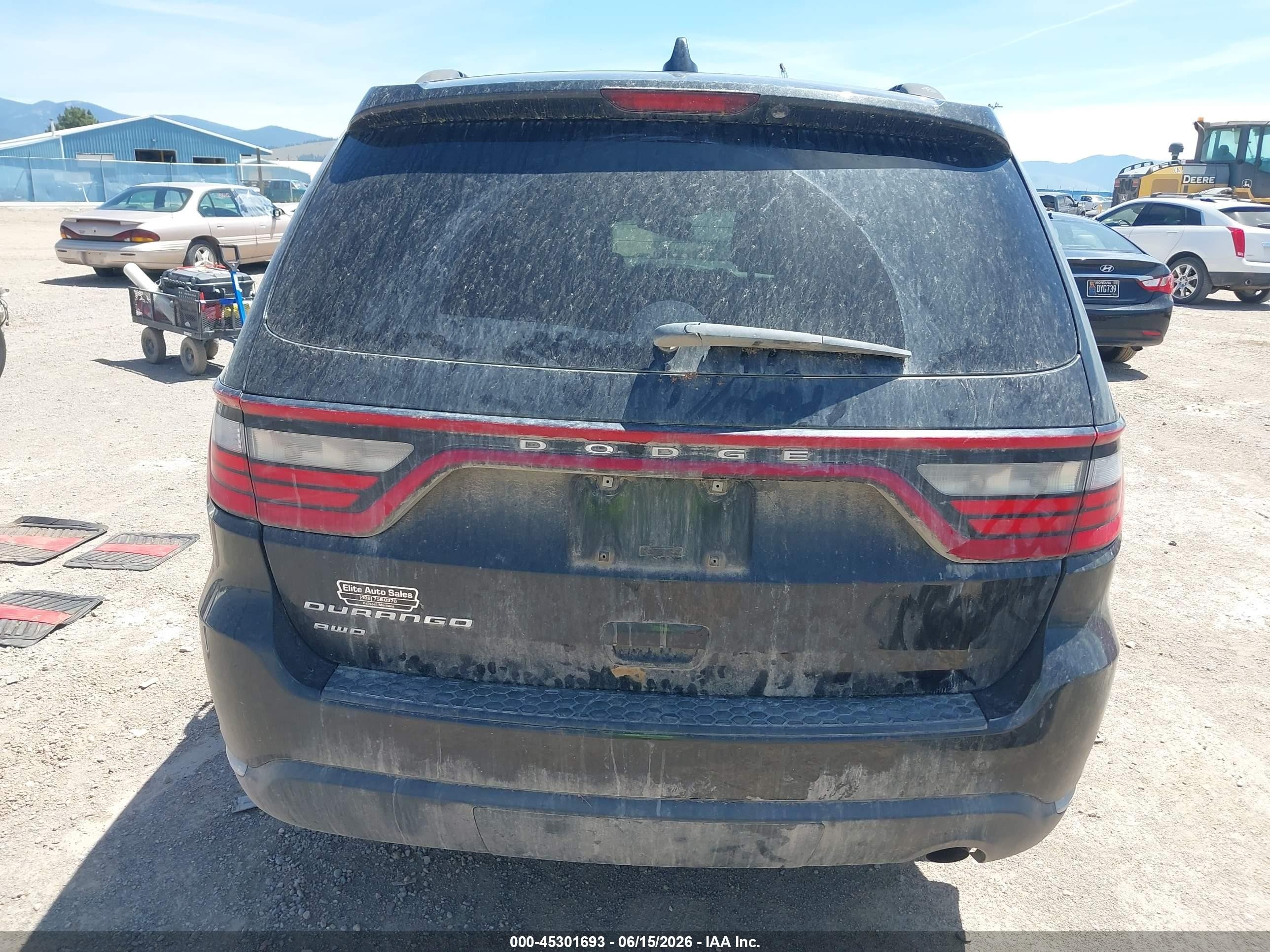 2014 Dodge Durango Sxt Черный vin: 1C4RDJAG3EC361161