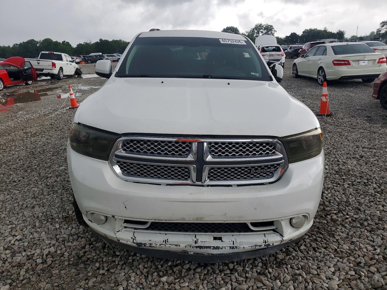 2014 Dodge Durango Sxt White vin: 1C4RDJAG3EC484233