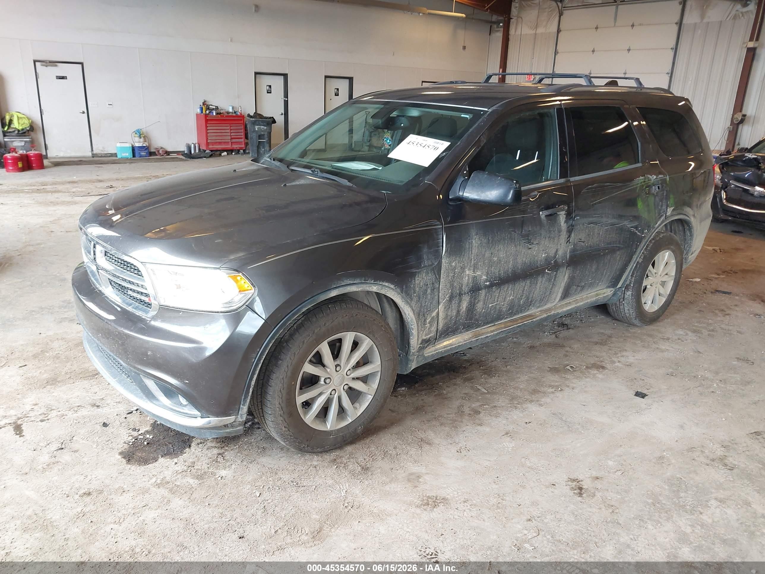 2014 Dodge Durango Sxt Gray vin: 1C4RDJAG3EC562770