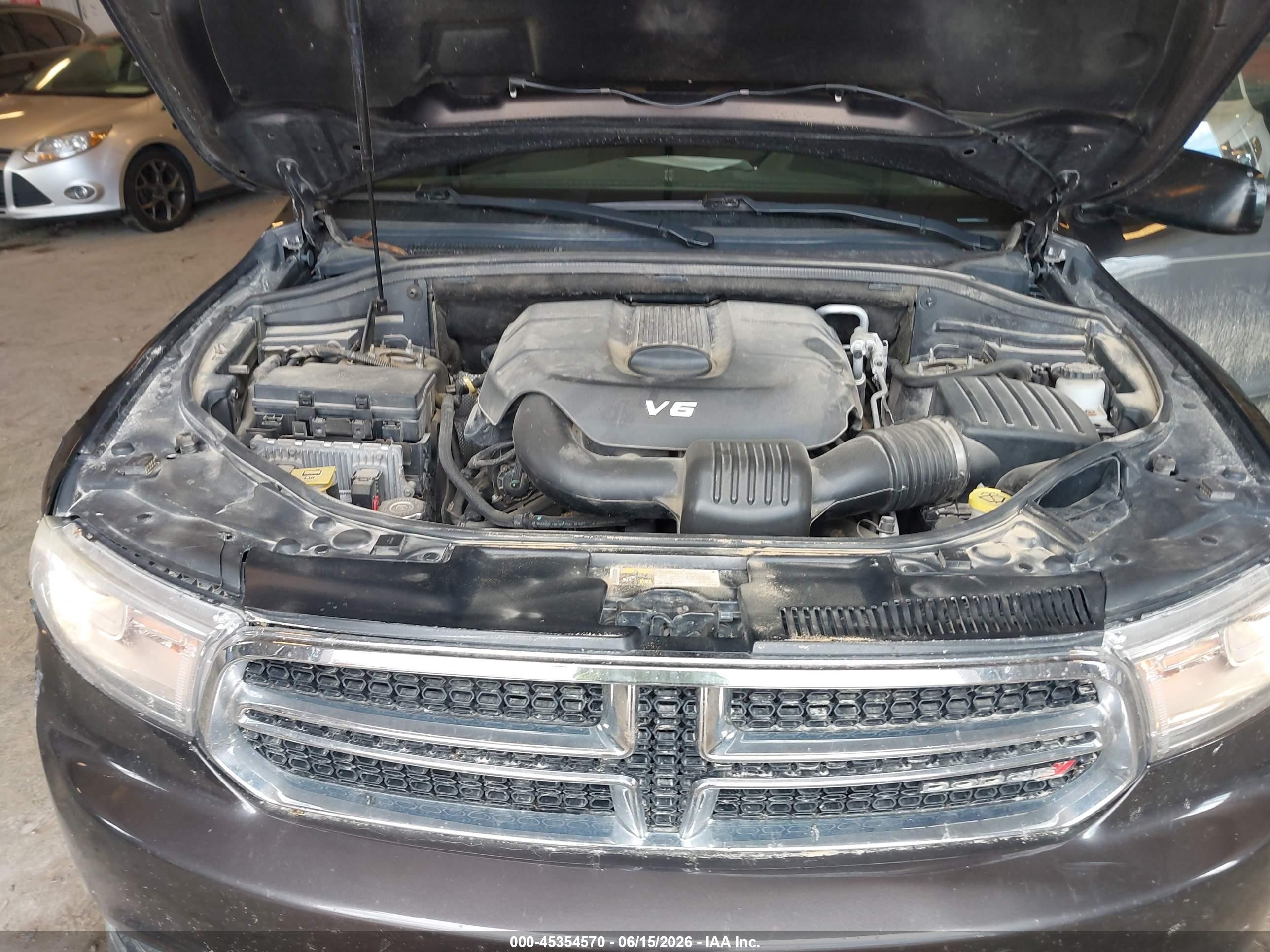 2014 Dodge Durango Sxt Gray vin: 1C4RDJAG3EC562770
