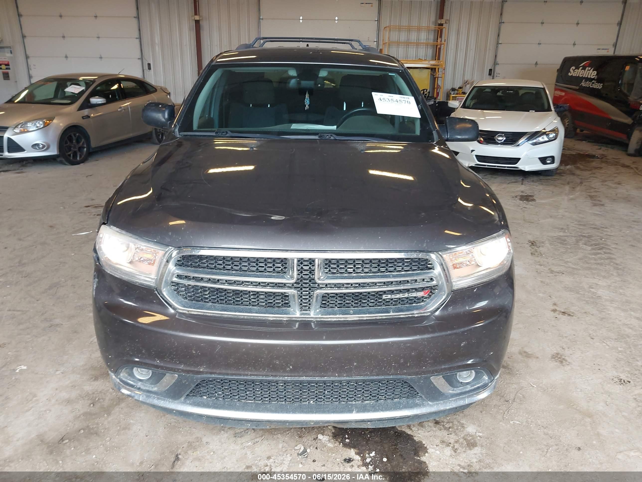 2014 Dodge Durango Sxt Gray vin: 1C4RDJAG3EC562770