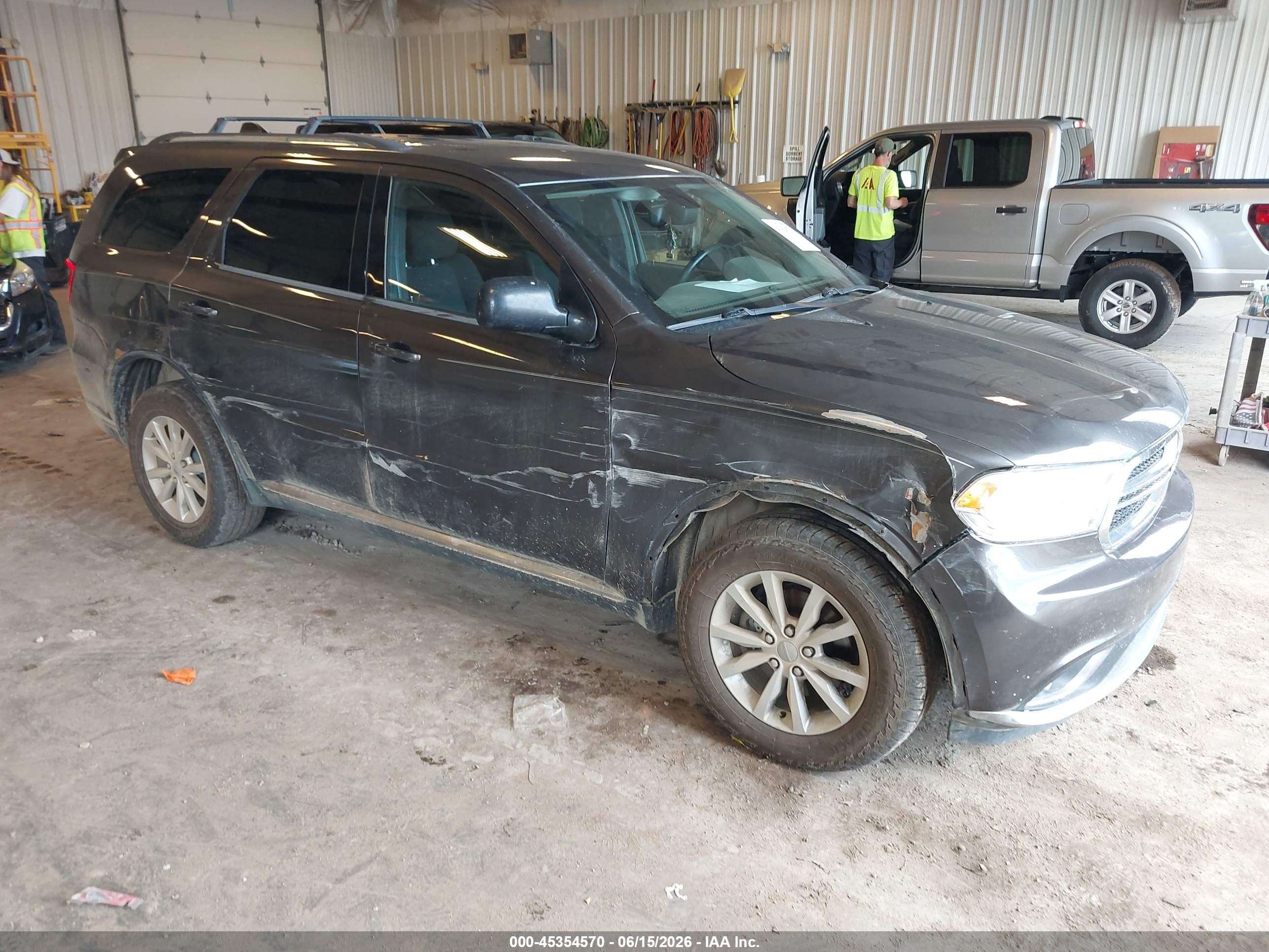 2014 Dodge Durango Sxt Gray vin: 1C4RDJAG3EC562770