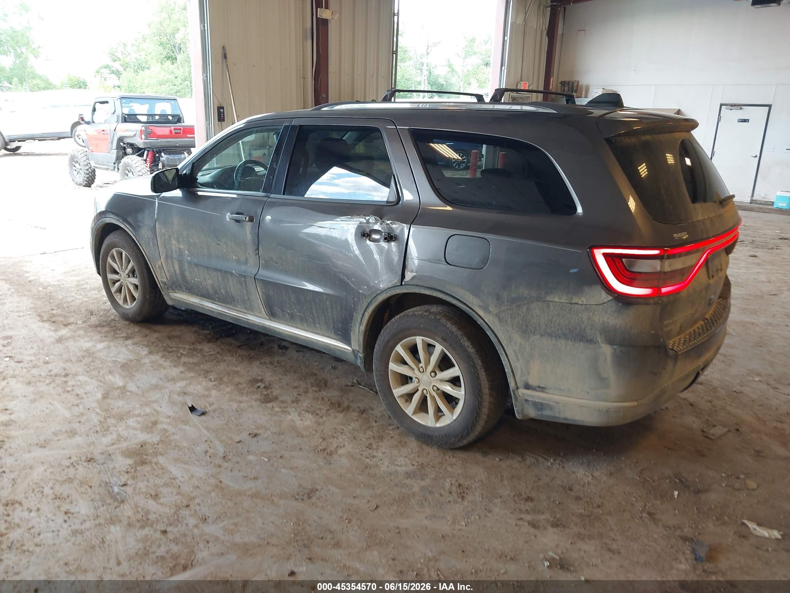 2014 Dodge Durango Sxt Gray vin: 1C4RDJAG3EC562770