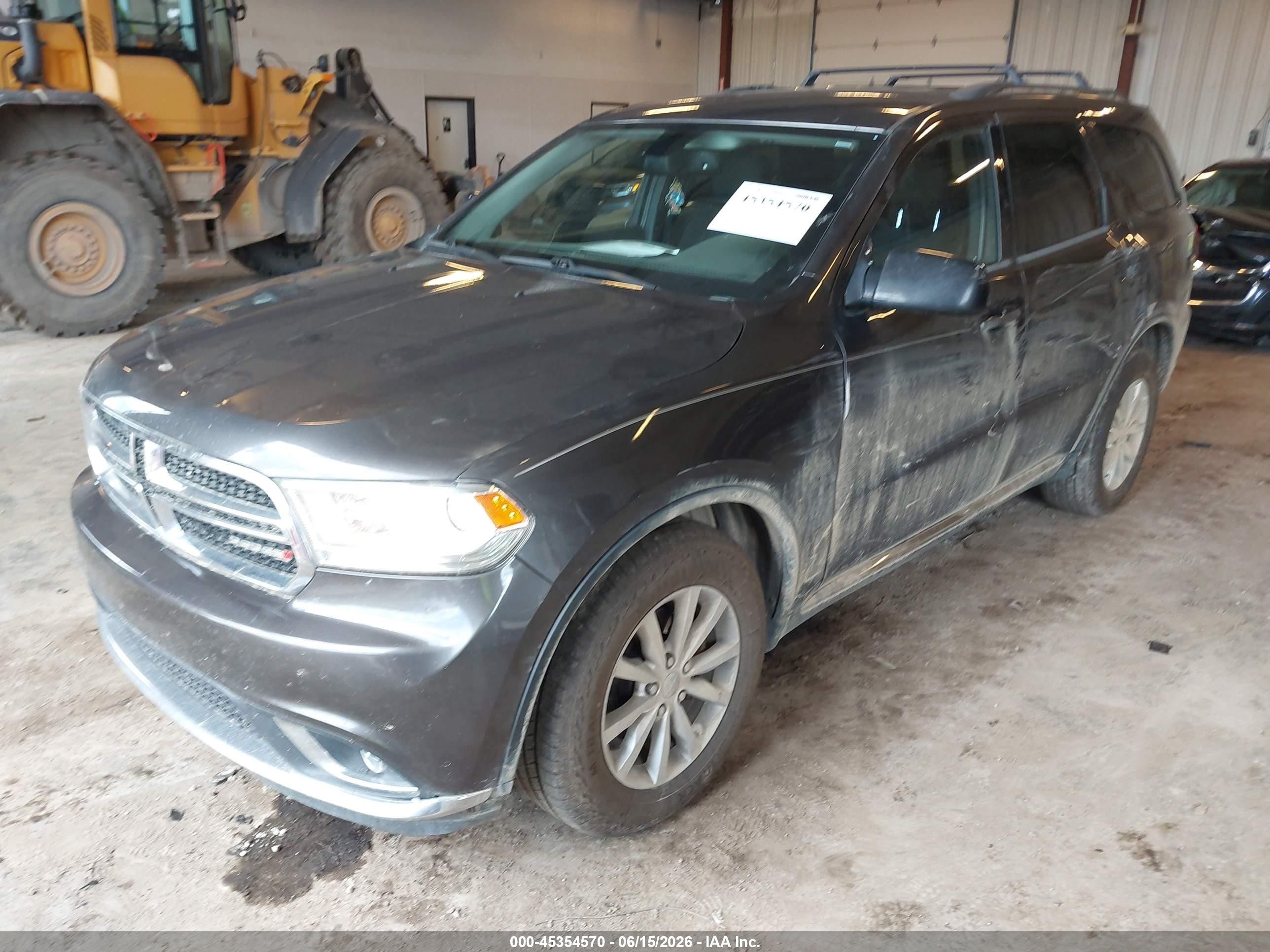 2014 Dodge Durango Sxt Gray vin: 1C4RDJAG3EC562770