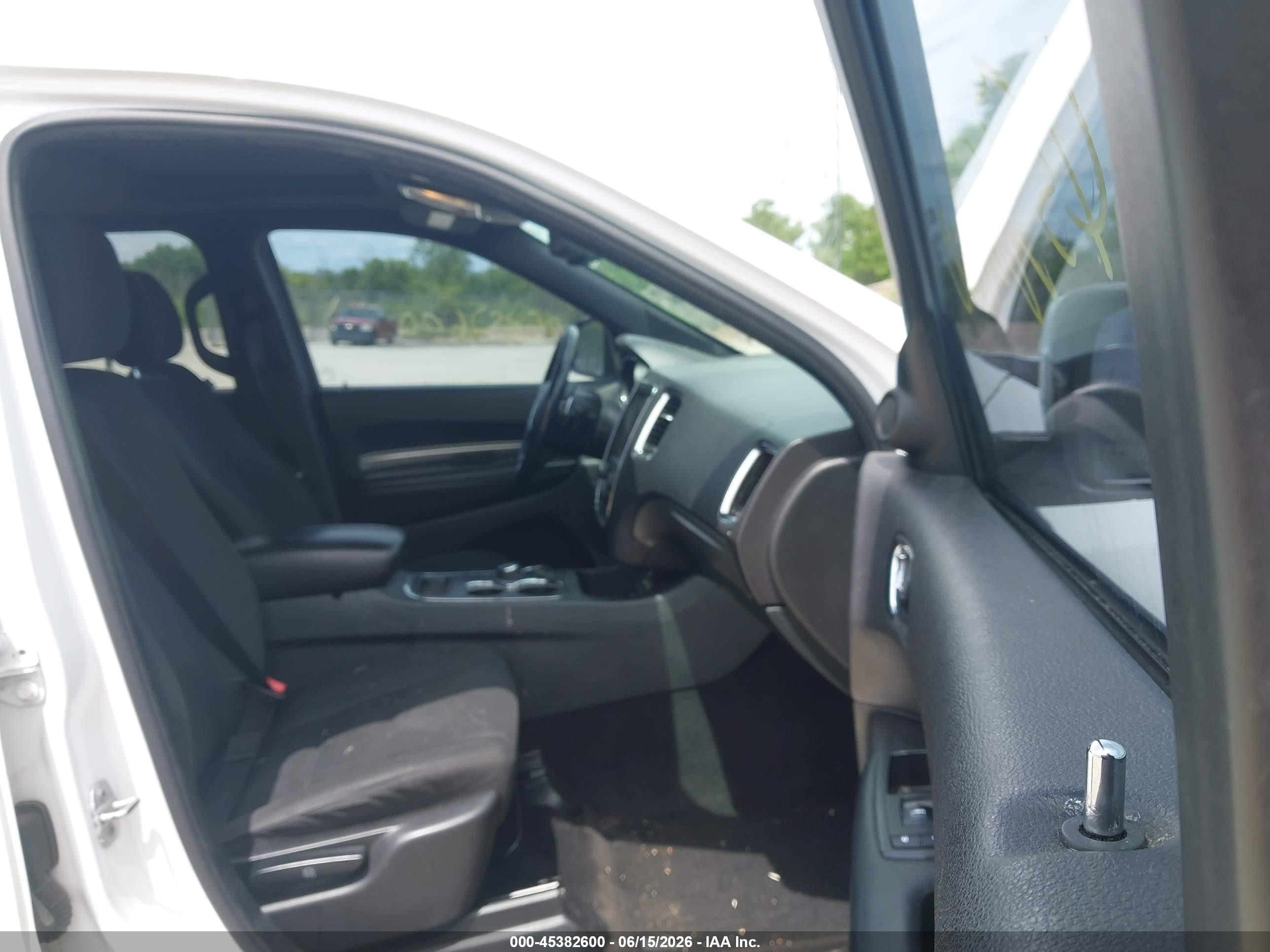 2014 Dodge Durango Sxt White vin: 1C4RDJAG3EC591816