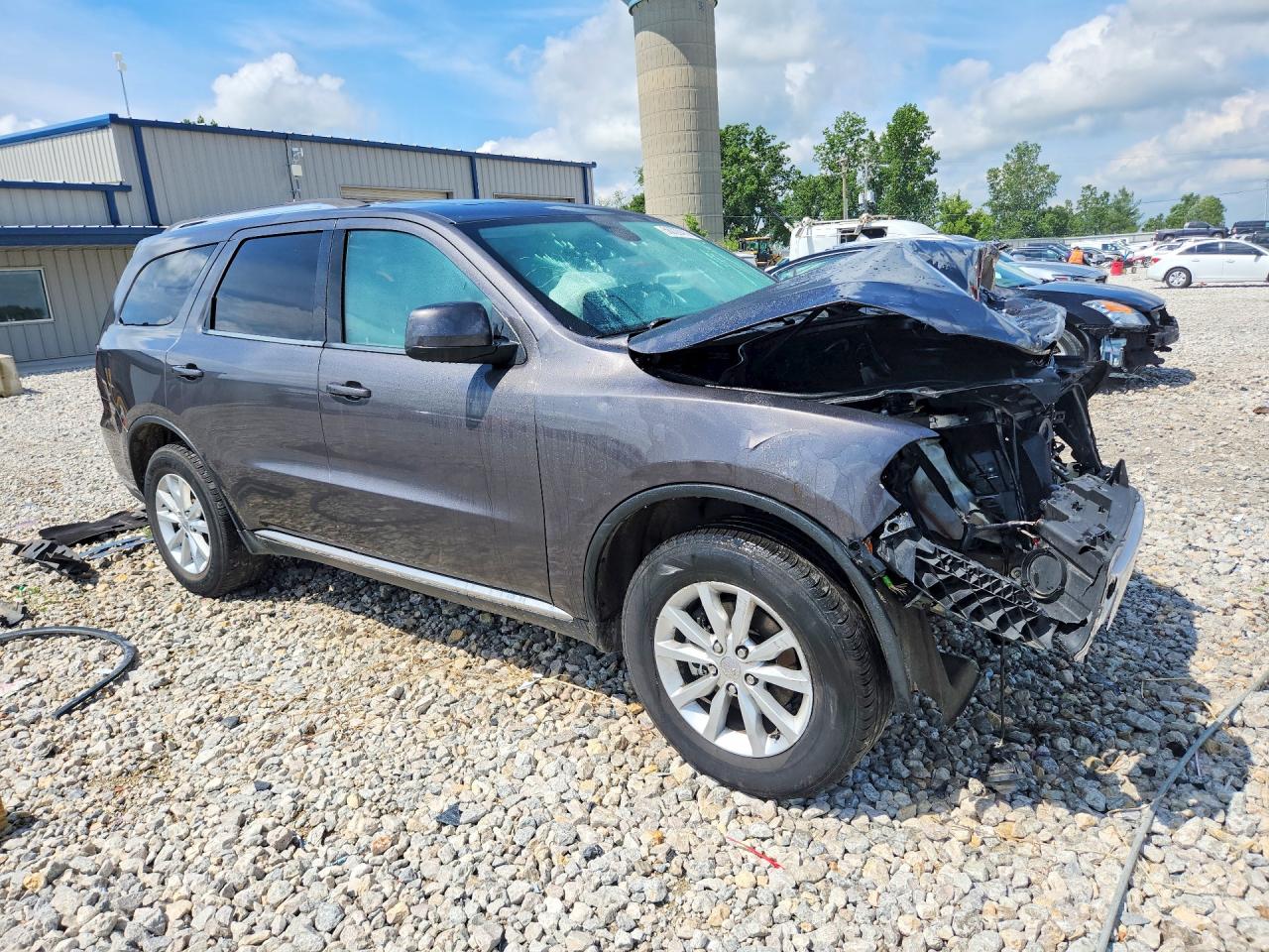 2014 Dodge Durango Sxt Gray vin: 1C4RDJAG3EC971335