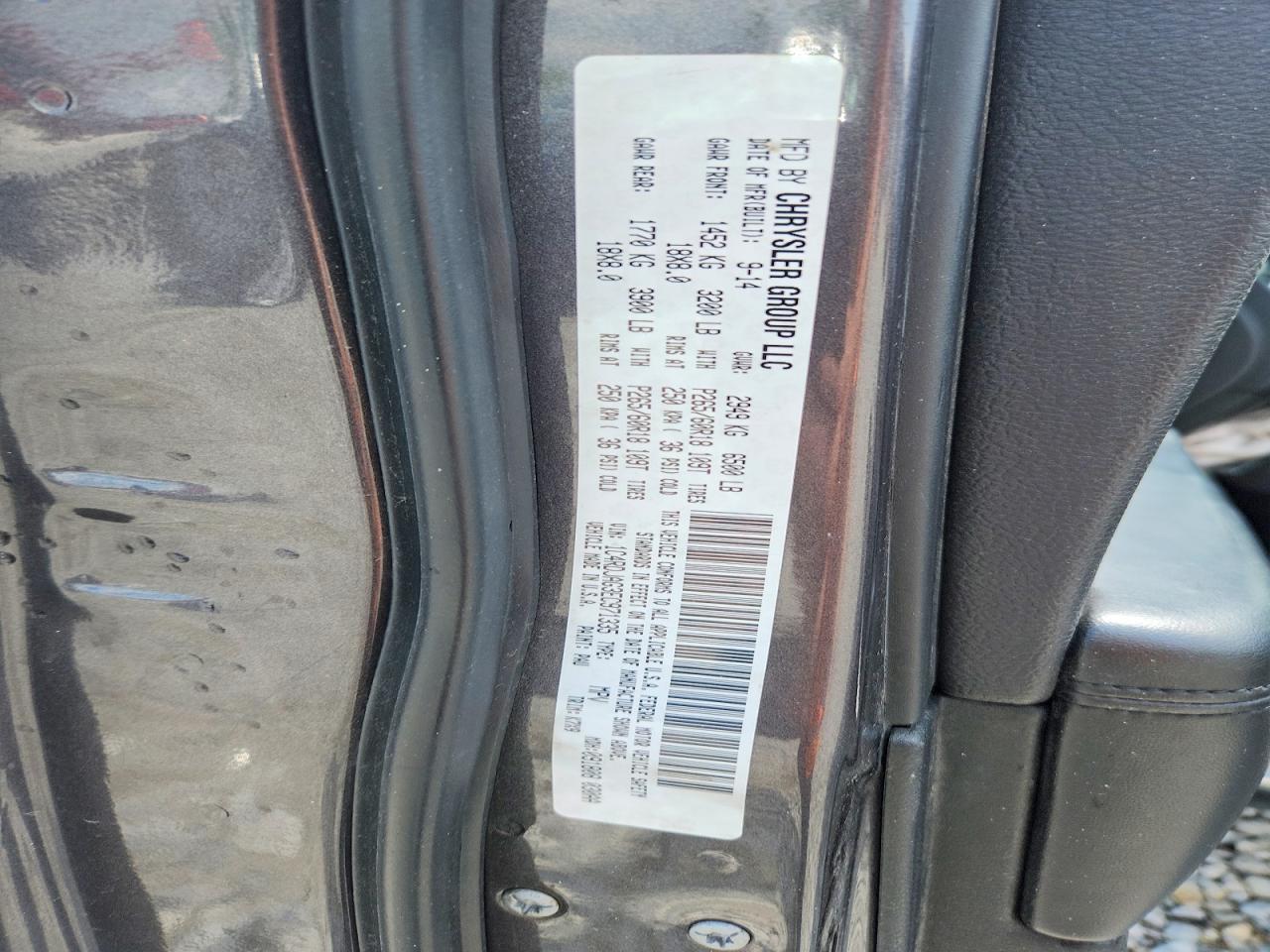 2014 Dodge Durango Sxt Gray vin: 1C4RDJAG3EC971335