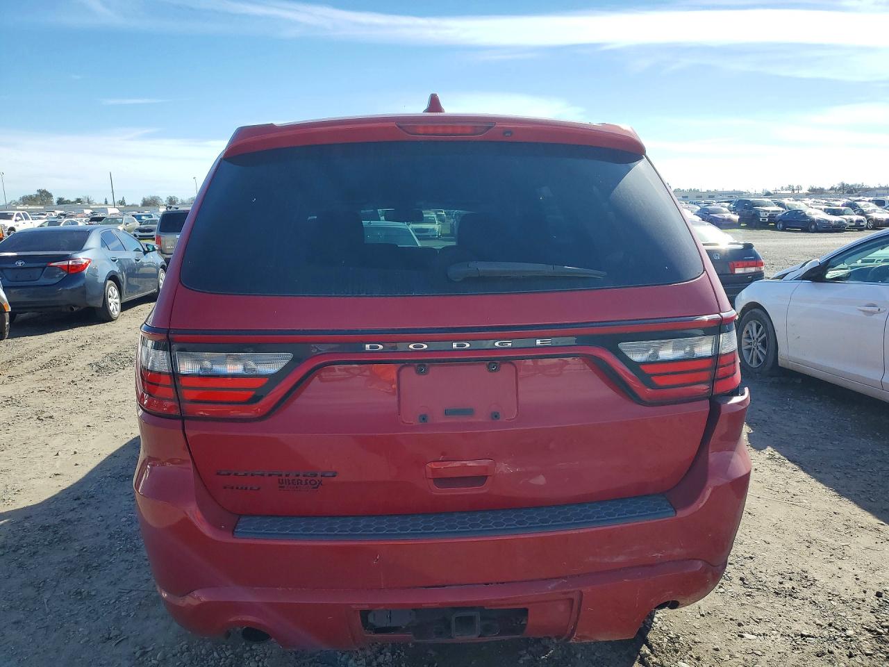 2014 Dodge Durango Sxt Red vin: 1C4RDJAG3EC979063