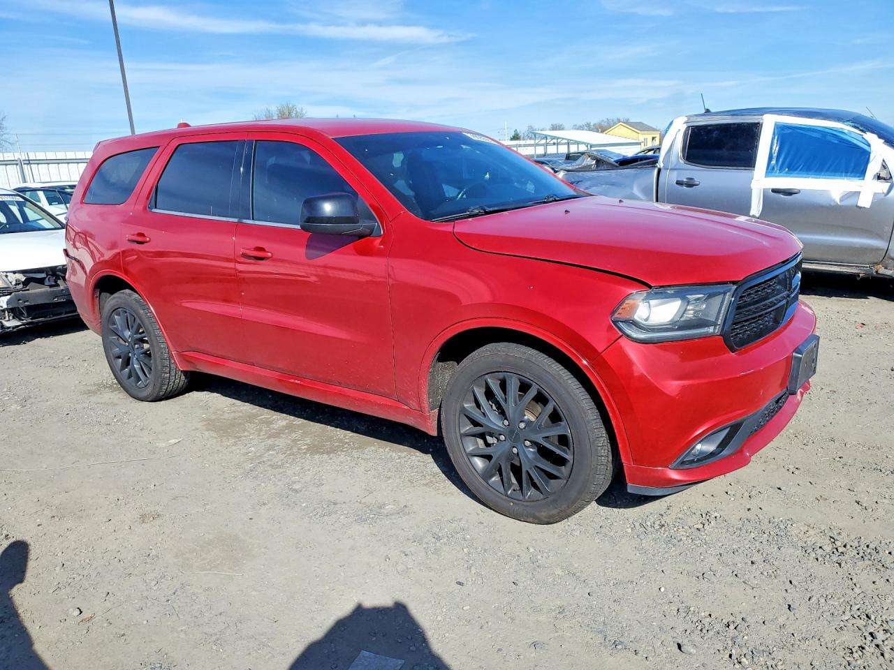 2014 Dodge Durango Sxt Red vin: 1C4RDJAG3EC979063