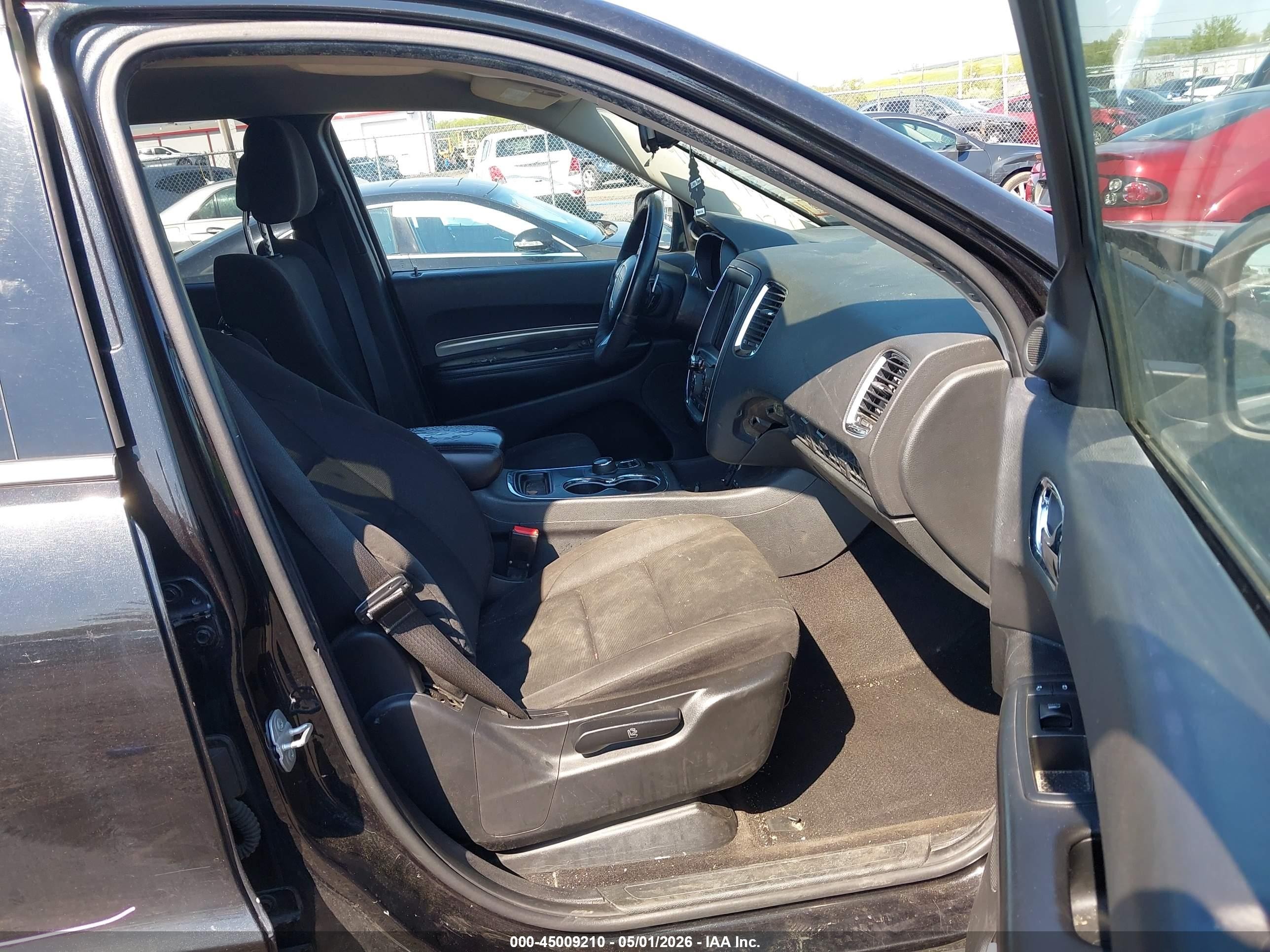 2014 Dodge Durango Sxt Black vin: 1C4RDJAG3EC980133