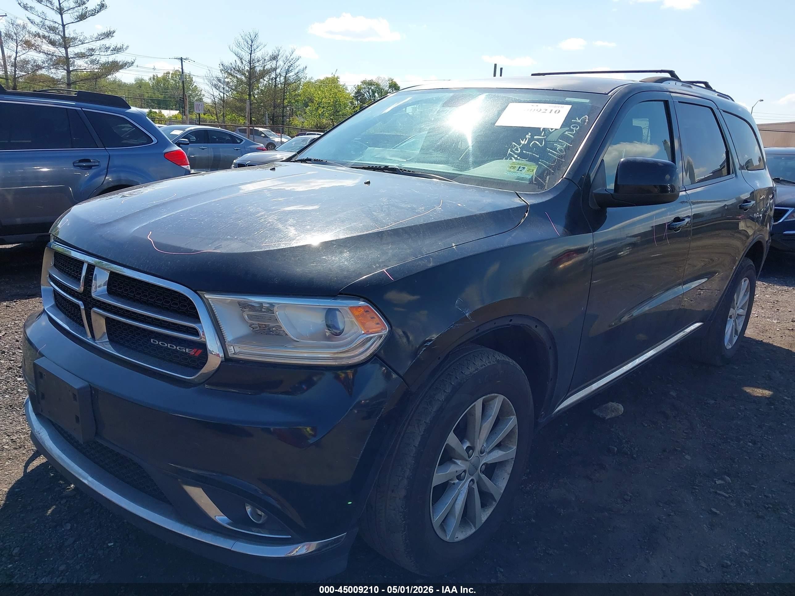 2014 Dodge Durango Sxt Black vin: 1C4RDJAG3EC980133