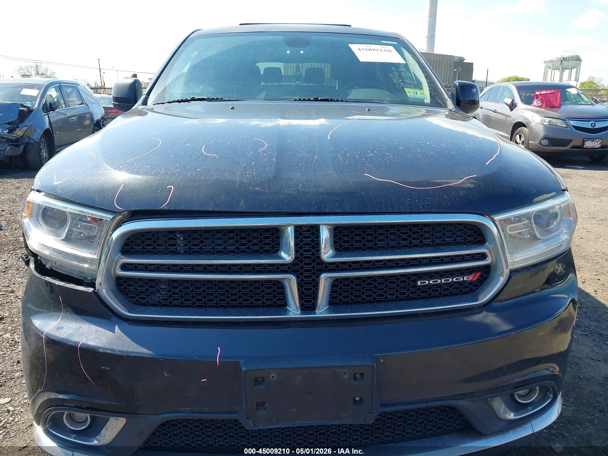2014 Dodge Durango Sxt Black vin: 1C4RDJAG3EC980133