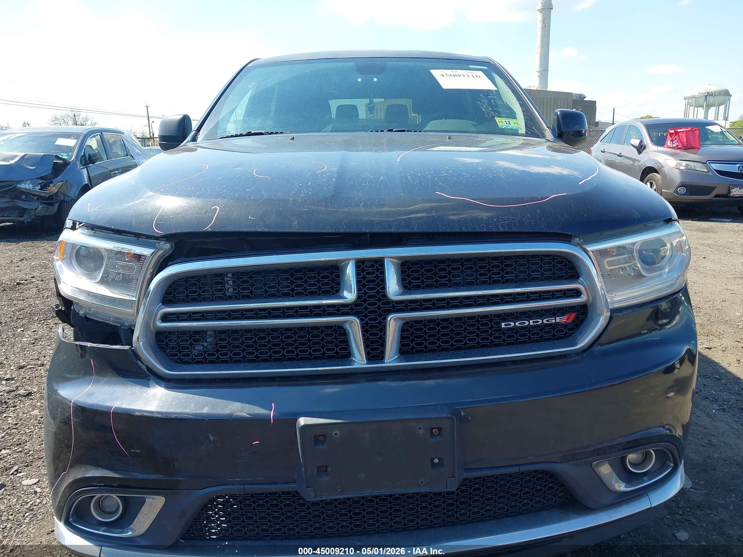 2014 Dodge Durango Sxt Black vin: 1C4RDJAG3EC980133
