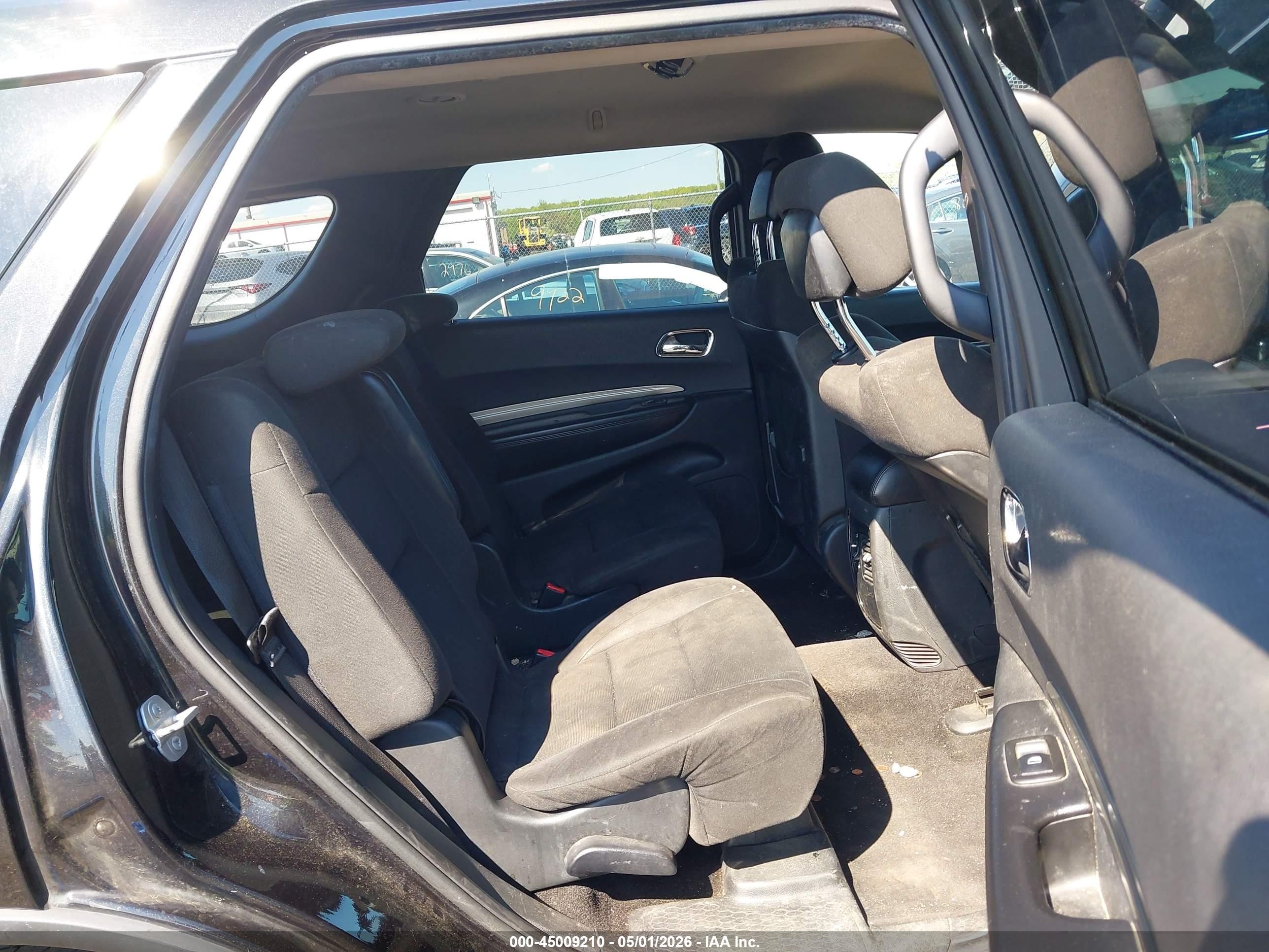 2014 Dodge Durango Sxt Black vin: 1C4RDJAG3EC980133