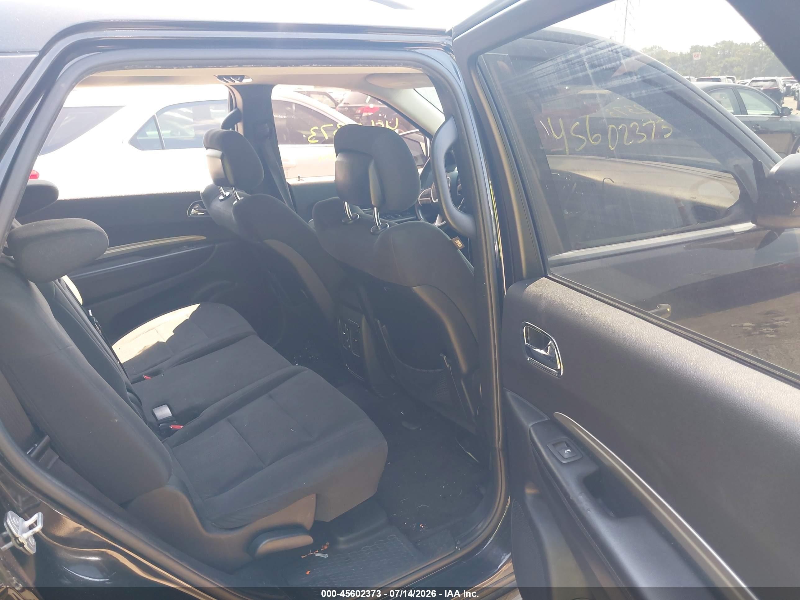 2015 Dodge Durango Sxt Черный vin: 1C4RDJAG3FC245511