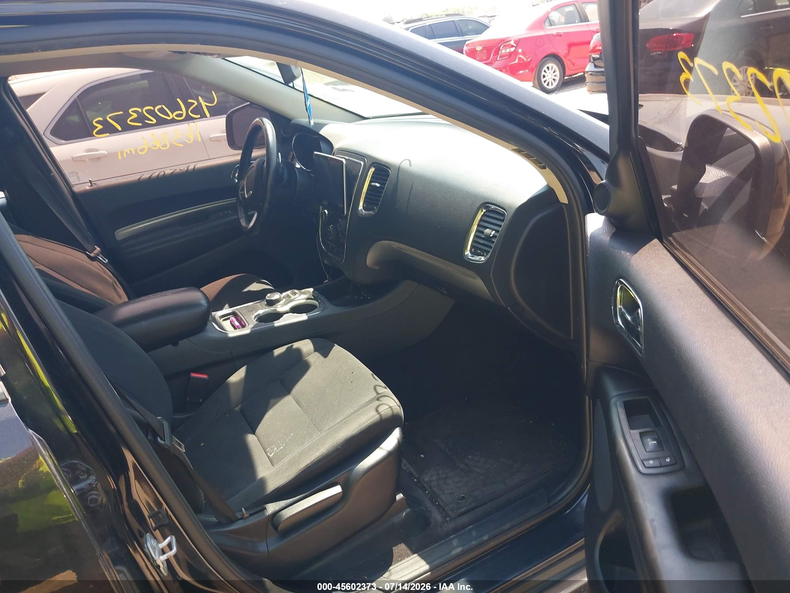 2015 Dodge Durango Sxt Черный vin: 1C4RDJAG3FC245511