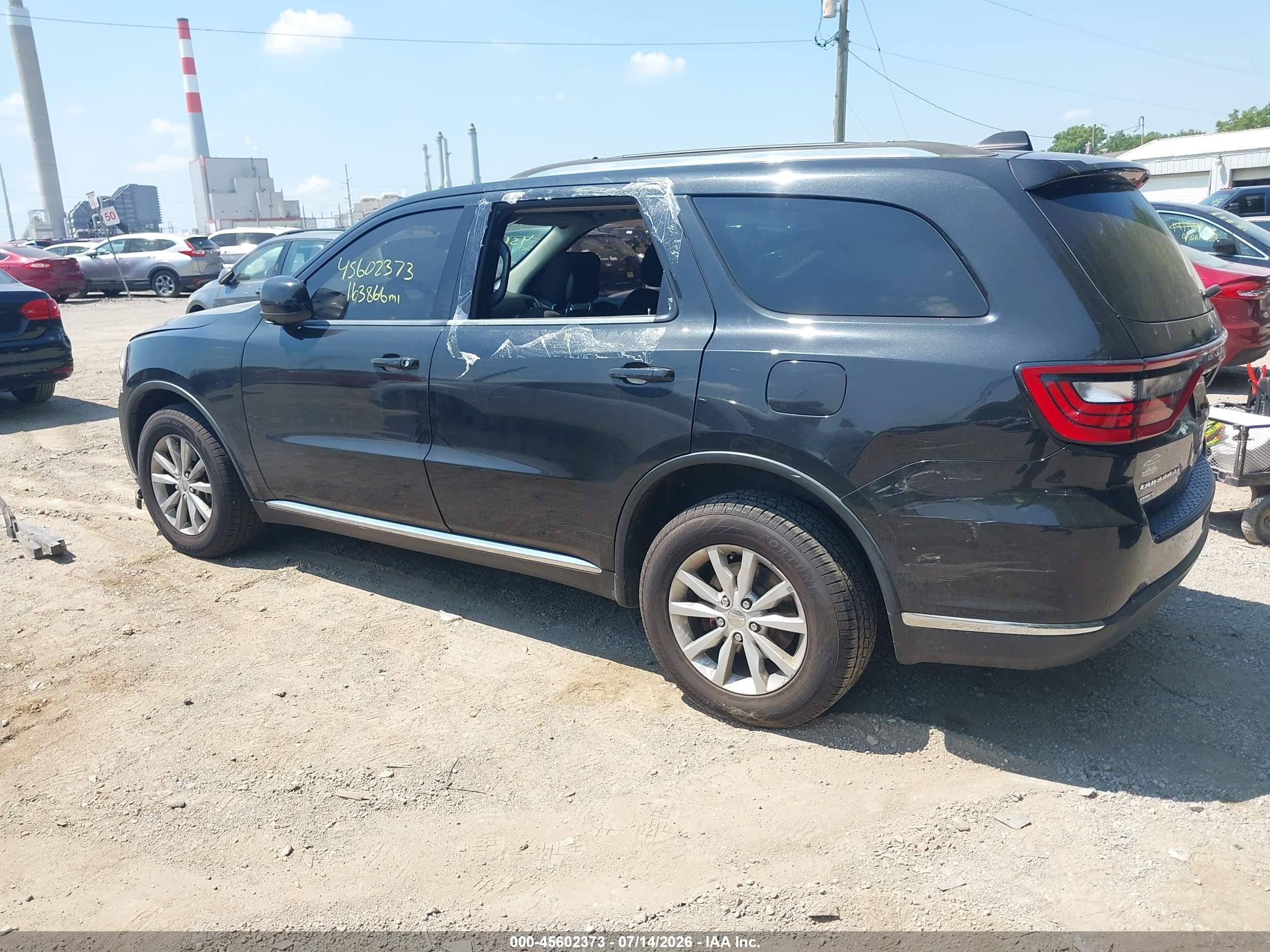 2015 Dodge Durango Sxt Черный vin: 1C4RDJAG3FC245511