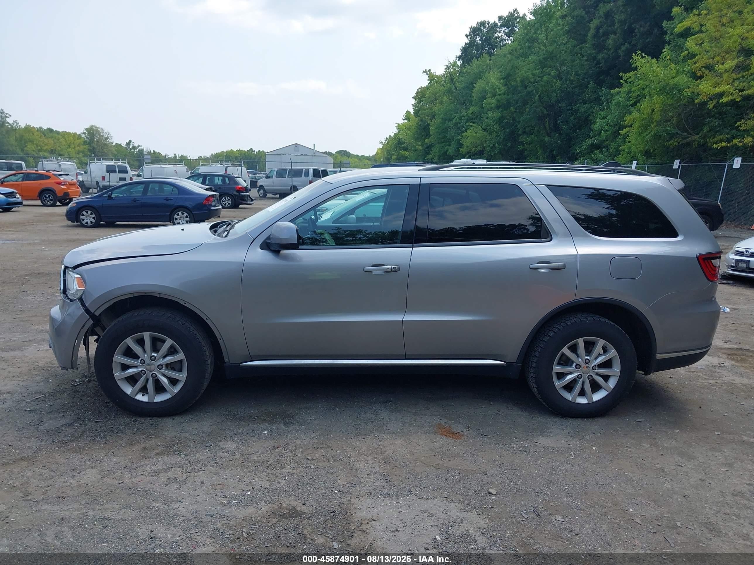 2015 Dodge Durango Sxt Silver vin: 1C4RDJAG3FC771525