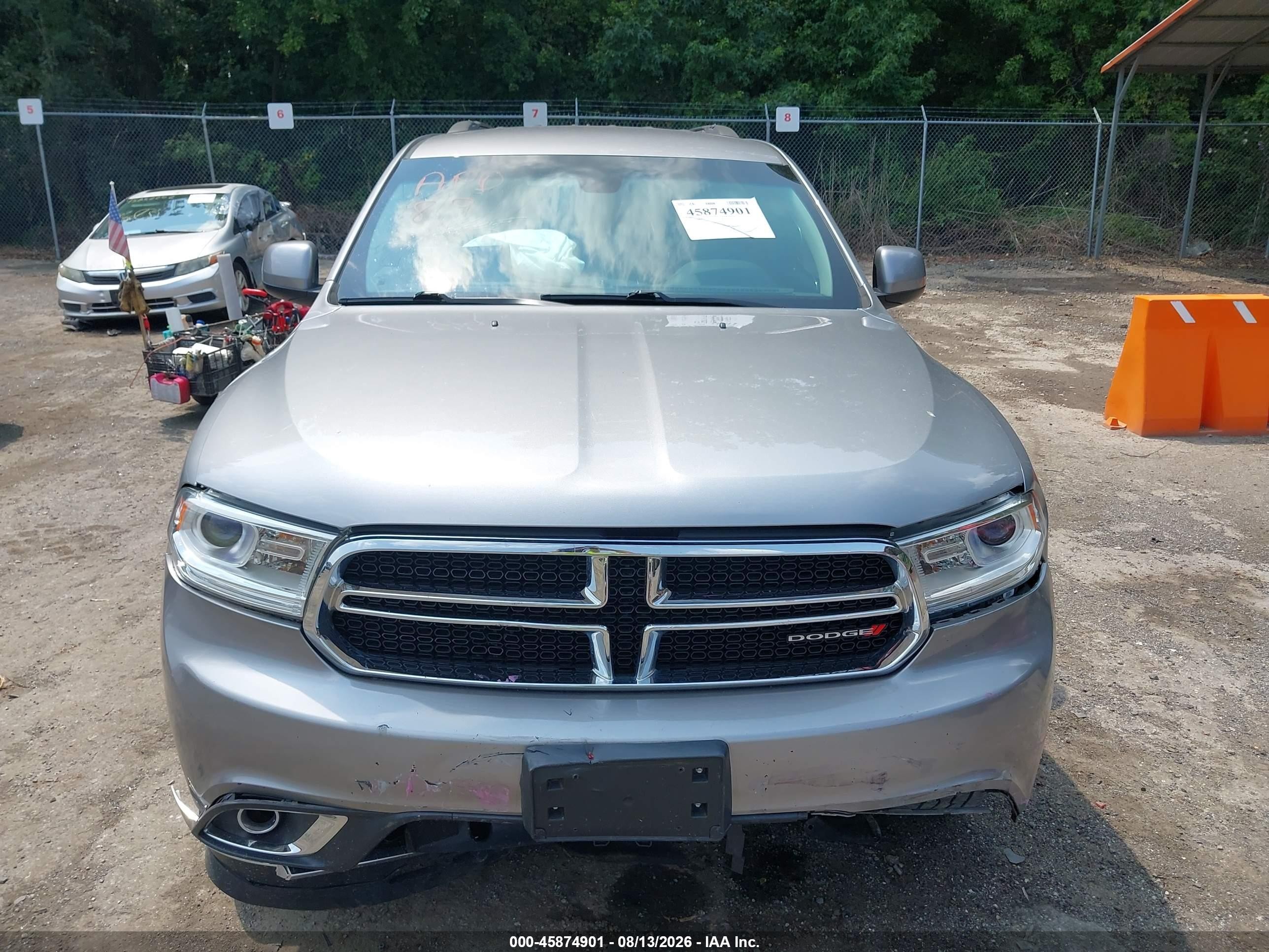 2015 Dodge Durango Sxt Silver vin: 1C4RDJAG3FC771525