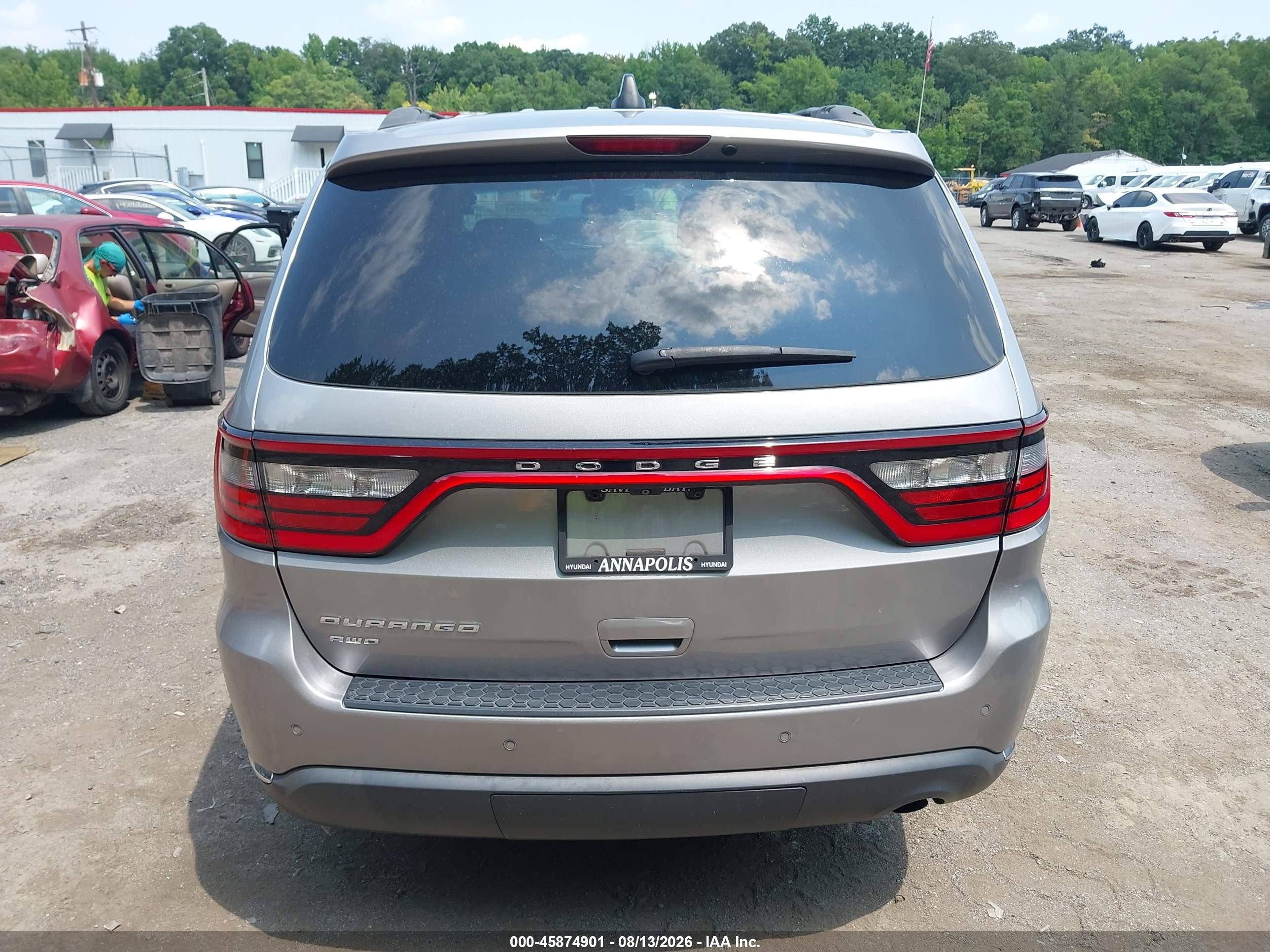 2015 Dodge Durango Sxt Silver vin: 1C4RDJAG3FC771525