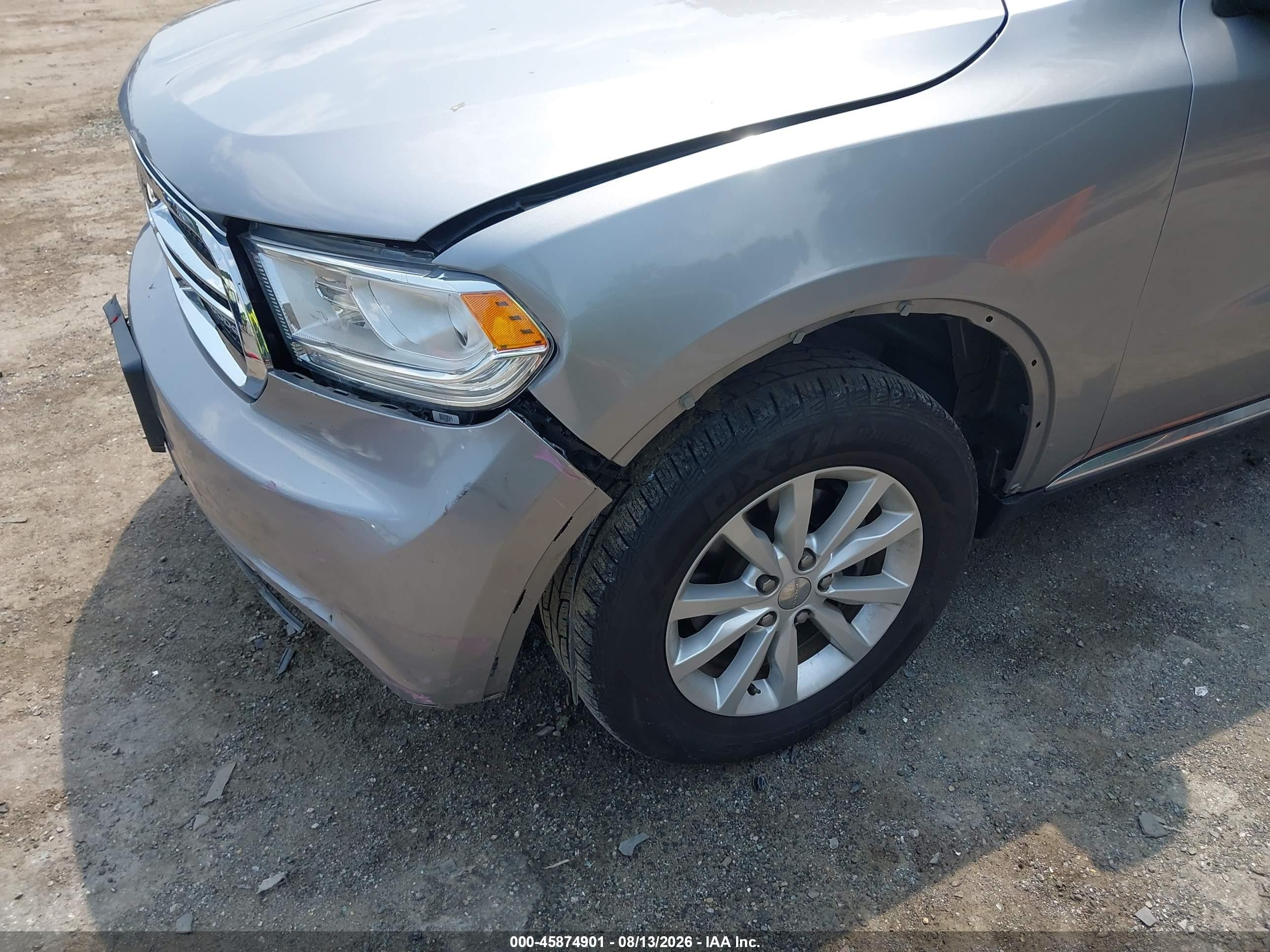 2015 Dodge Durango Sxt Silver vin: 1C4RDJAG3FC771525