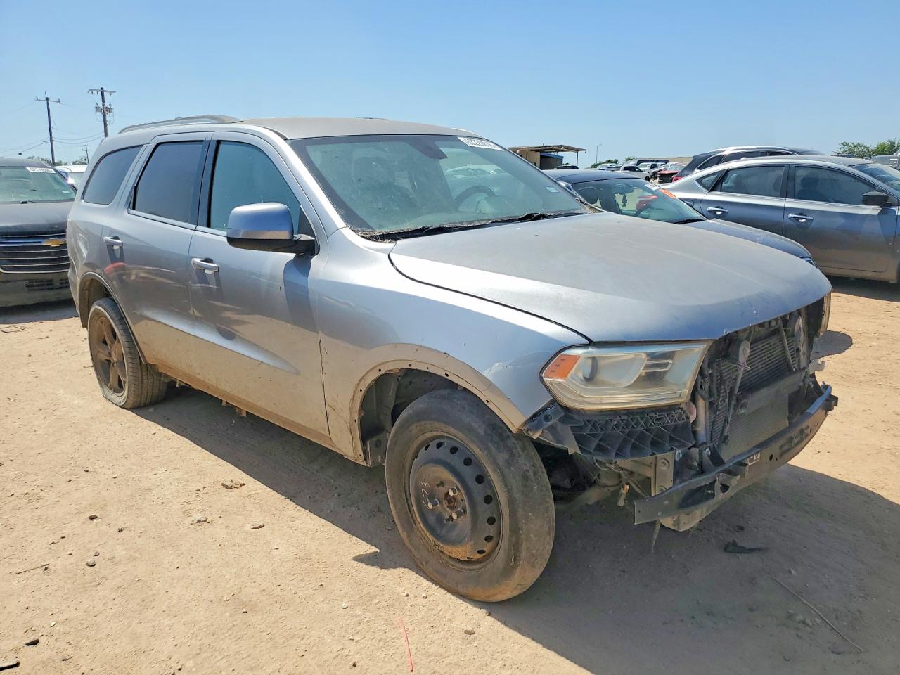 2015 Dodge Durango Sxt Серебряный vin: 1C4RDJAG3FC921553