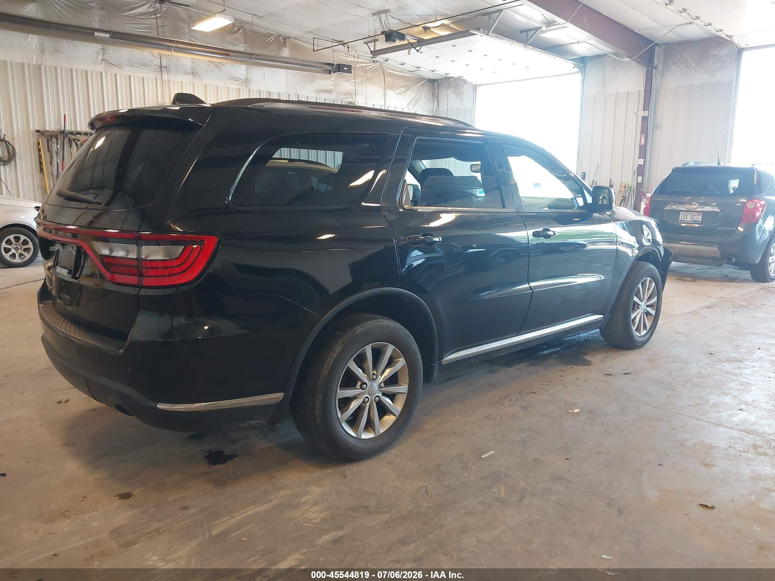 2017 Dodge Durango Sxt Awd Black vin: 1C4RDJAG3HC945595