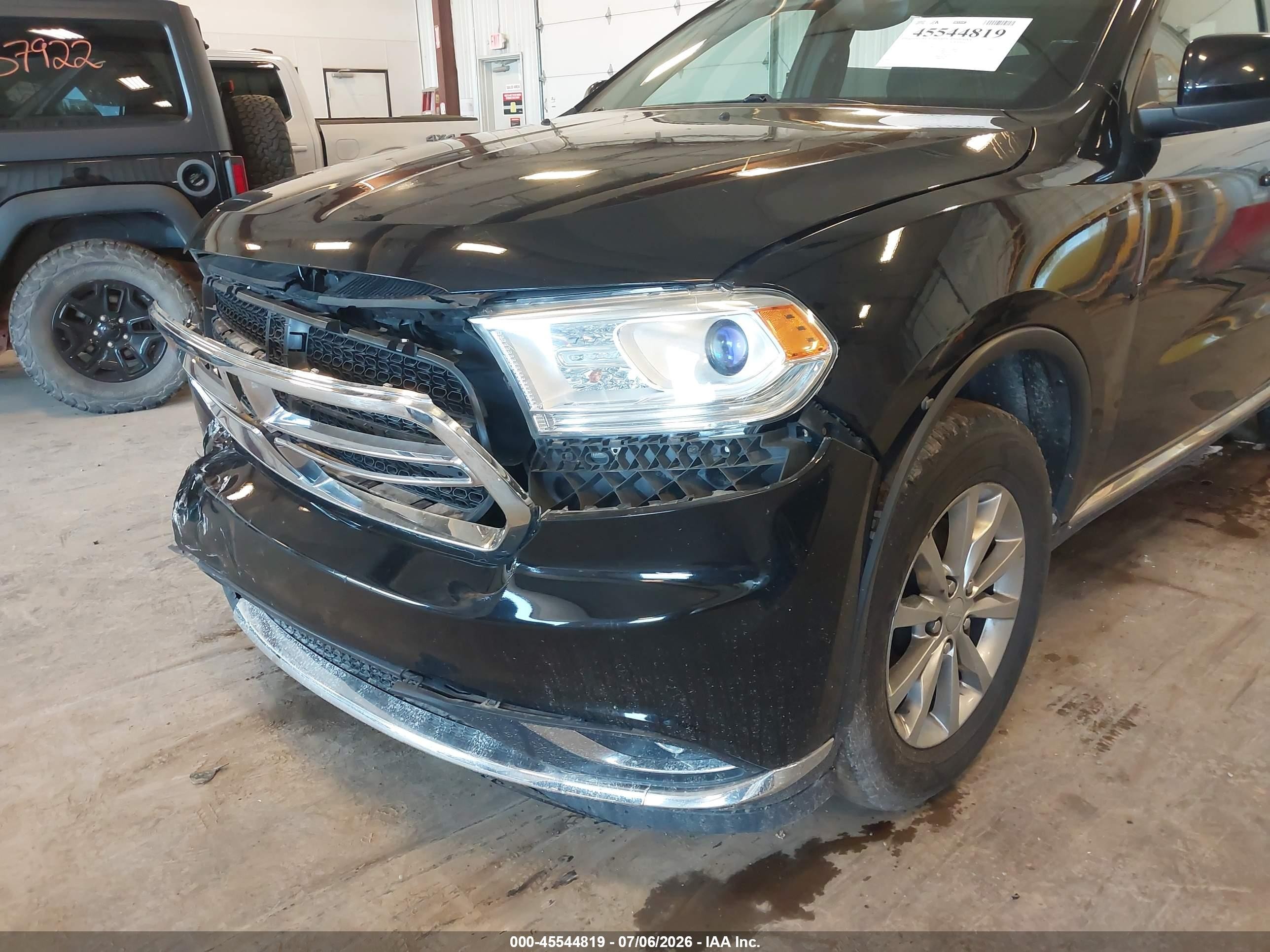 2017 Dodge Durango Sxt Awd Black vin: 1C4RDJAG3HC945595