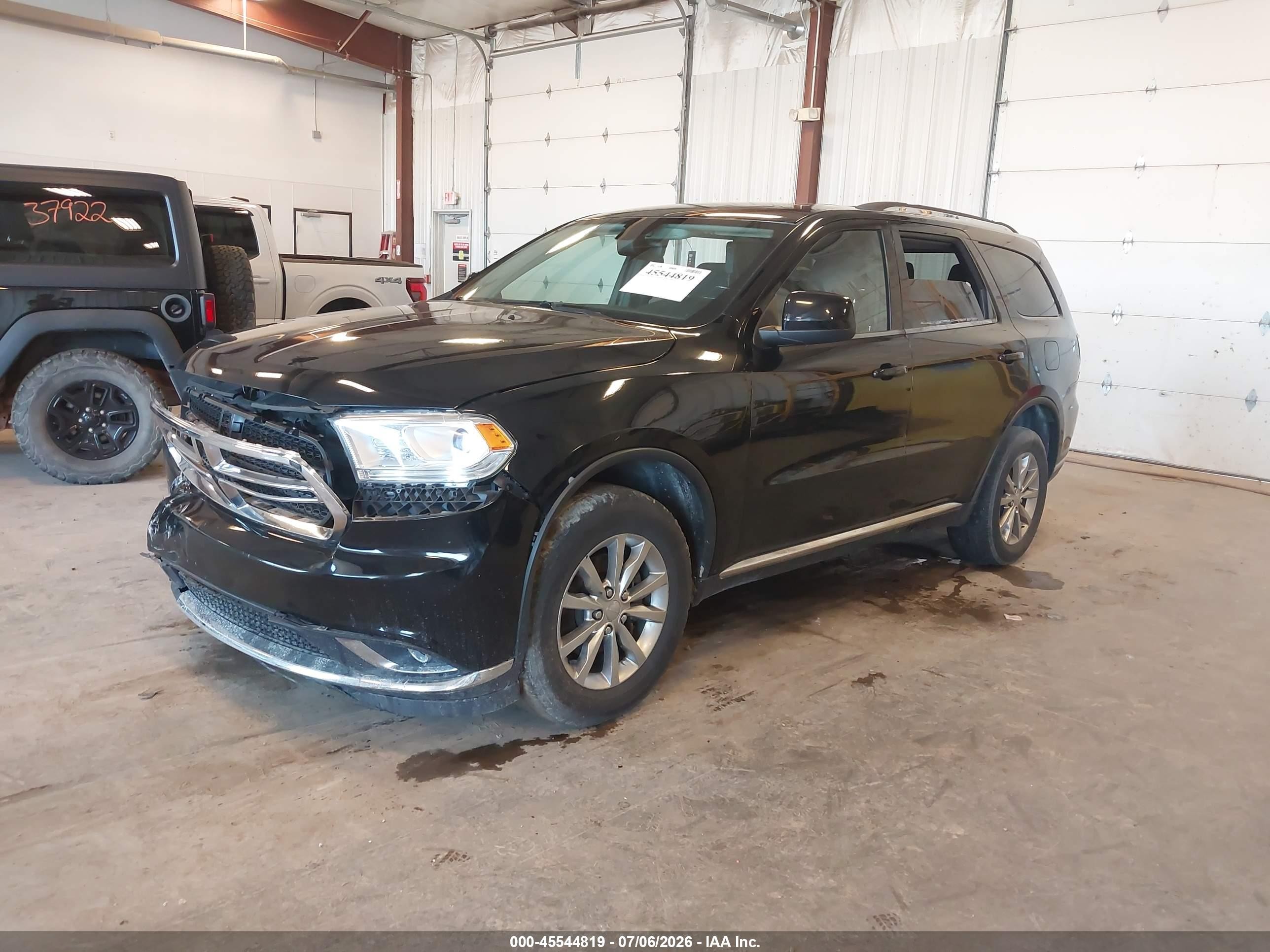 2017 Dodge Durango Sxt Awd Black vin: 1C4RDJAG3HC945595
