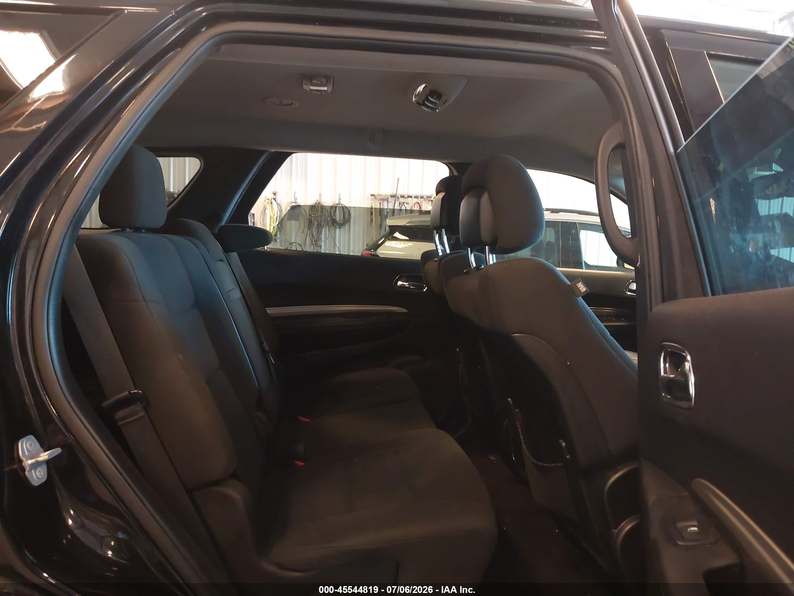 2017 Dodge Durango Sxt Awd Black vin: 1C4RDJAG3HC945595