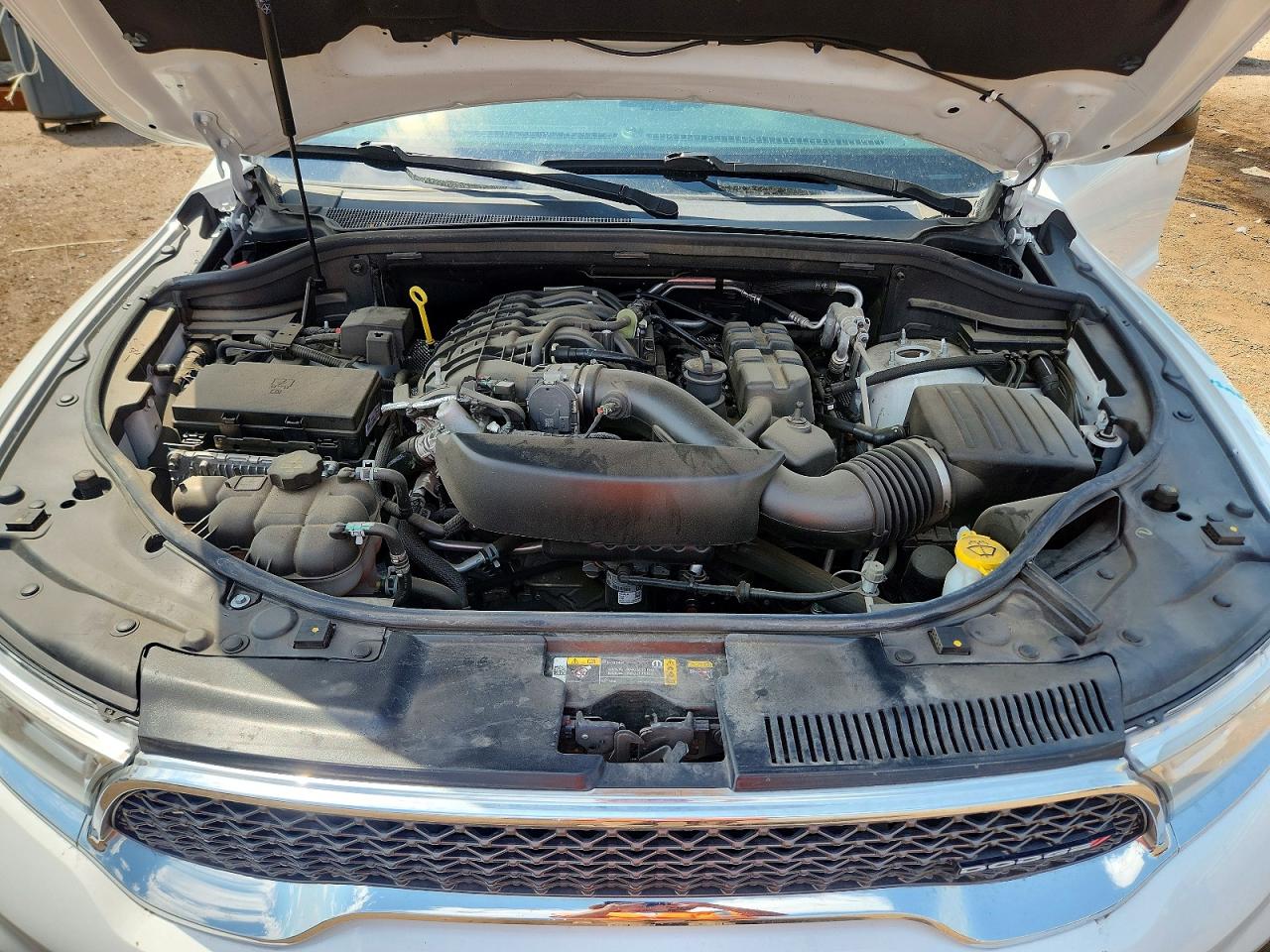 2023 Dodge Durango Sxt White vin: 1C4RDJAG3PC582567