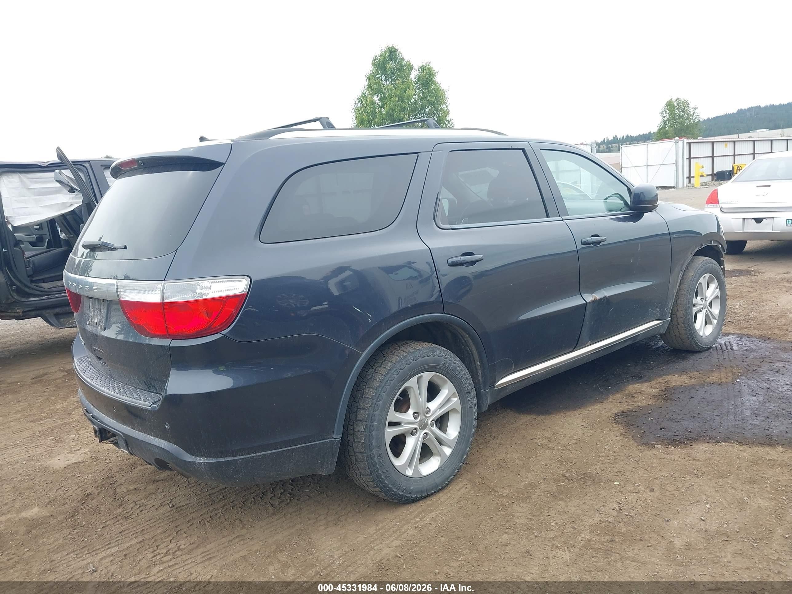 2013 Dodge Durango Sxt Dark Blue vin: 1C4RDJAG4DC505072