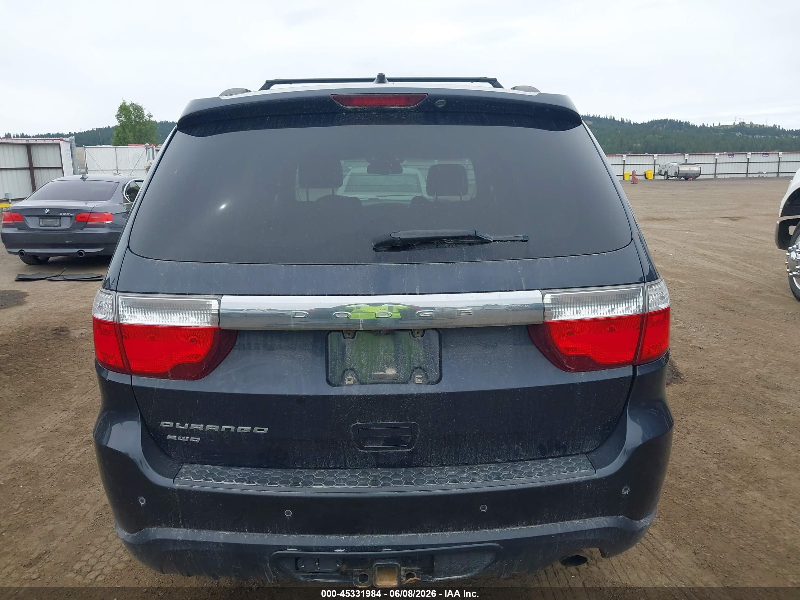 2013 Dodge Durango Sxt Dark Blue vin: 1C4RDJAG4DC505072