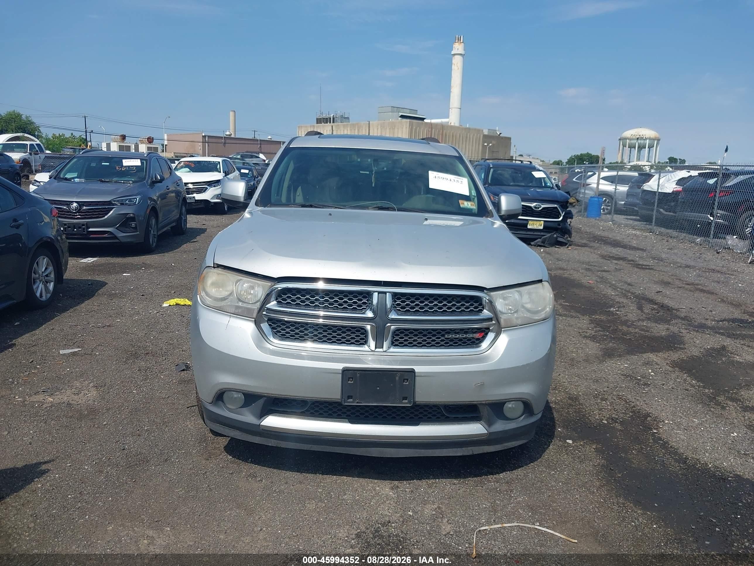 2013 Dodge Durango Sxt Silver vin: 1C4RDJAG4DC570939