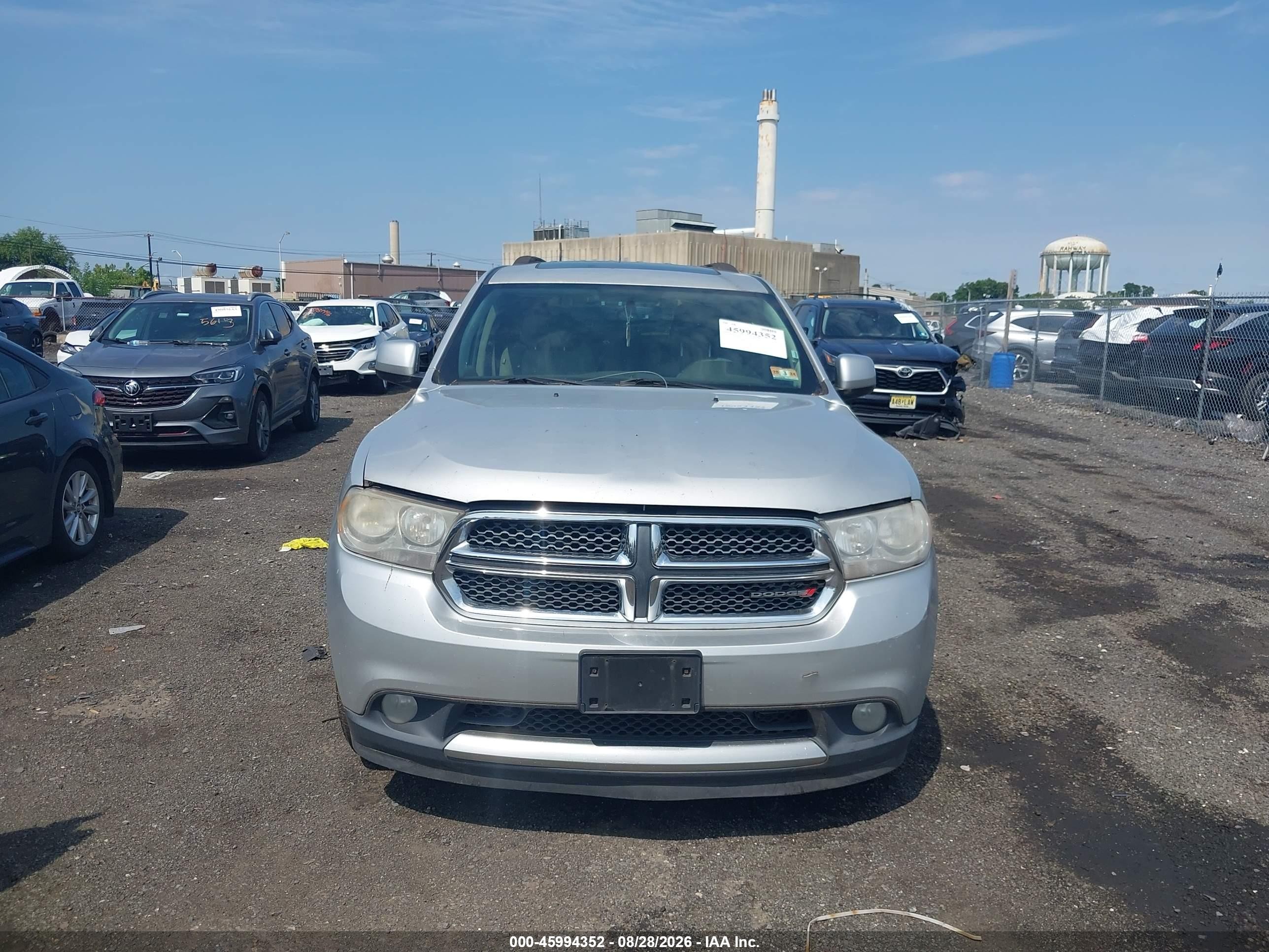 2013 Dodge Durango Sxt Silver vin: 1C4RDJAG4DC570939