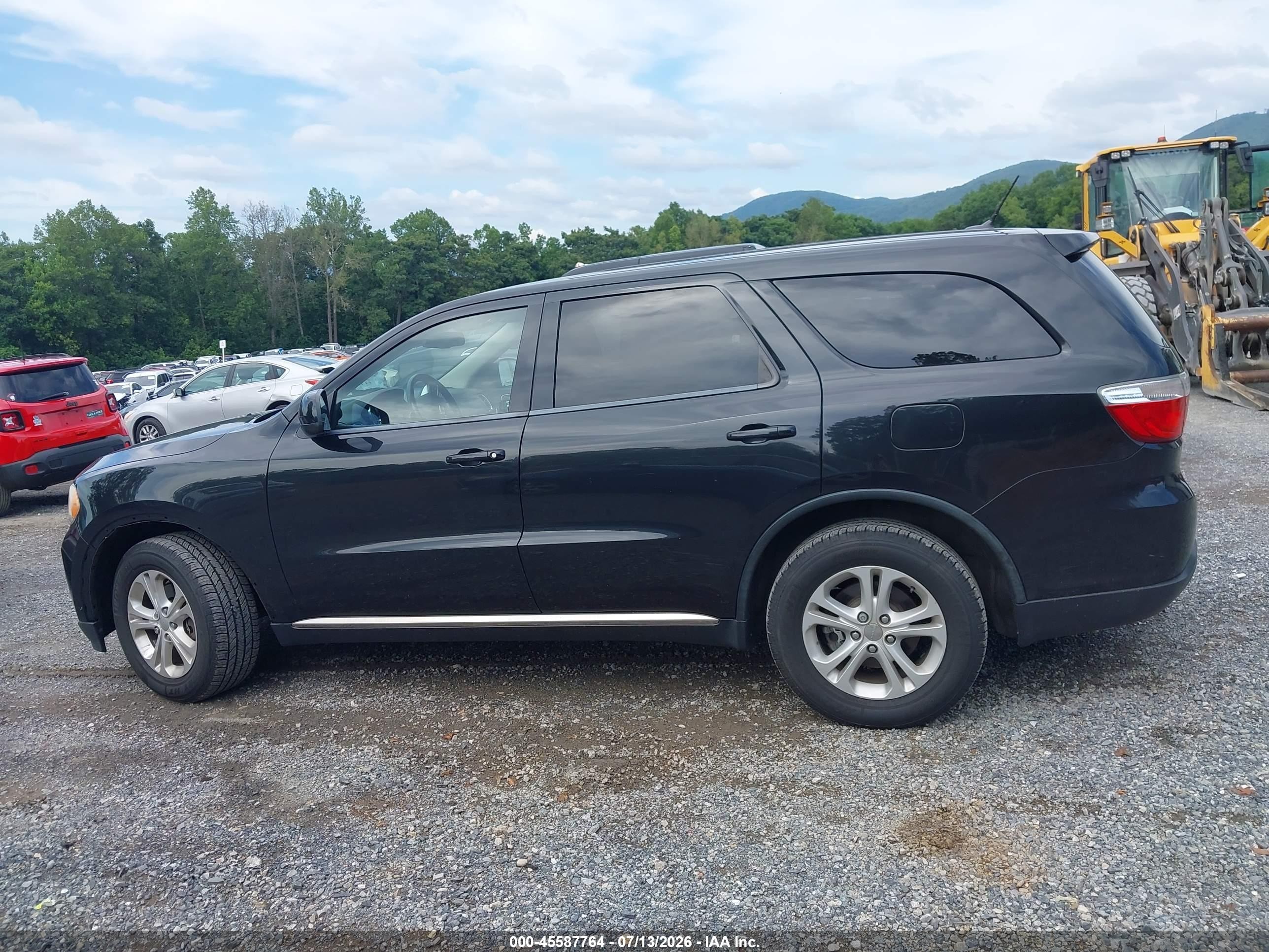 2013 Dodge Durango Sxt Black vin: 1C4RDJAG4DC681507