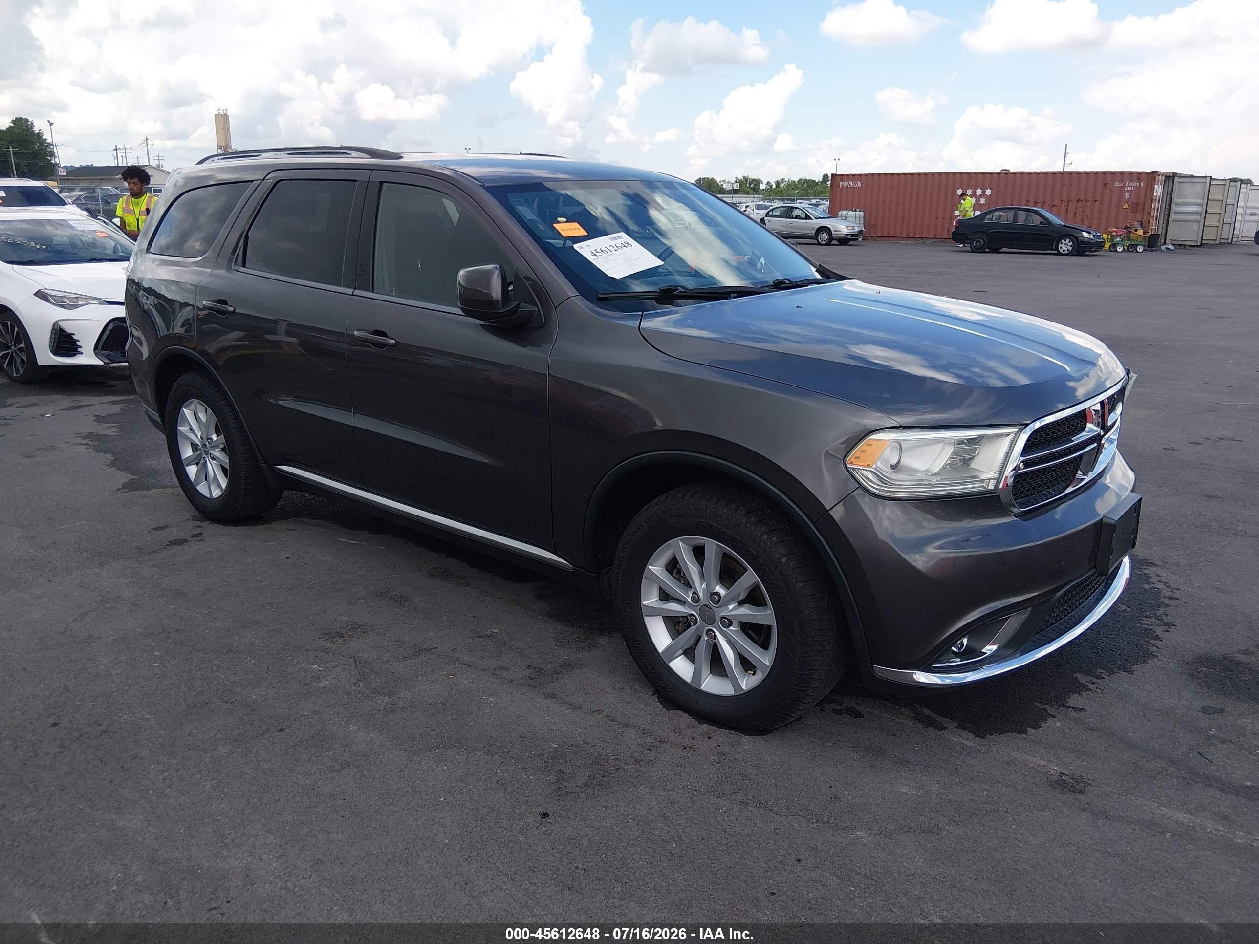 2014 Dodge Durango Sxt Серый vin: 1C4RDJAG4EC296000