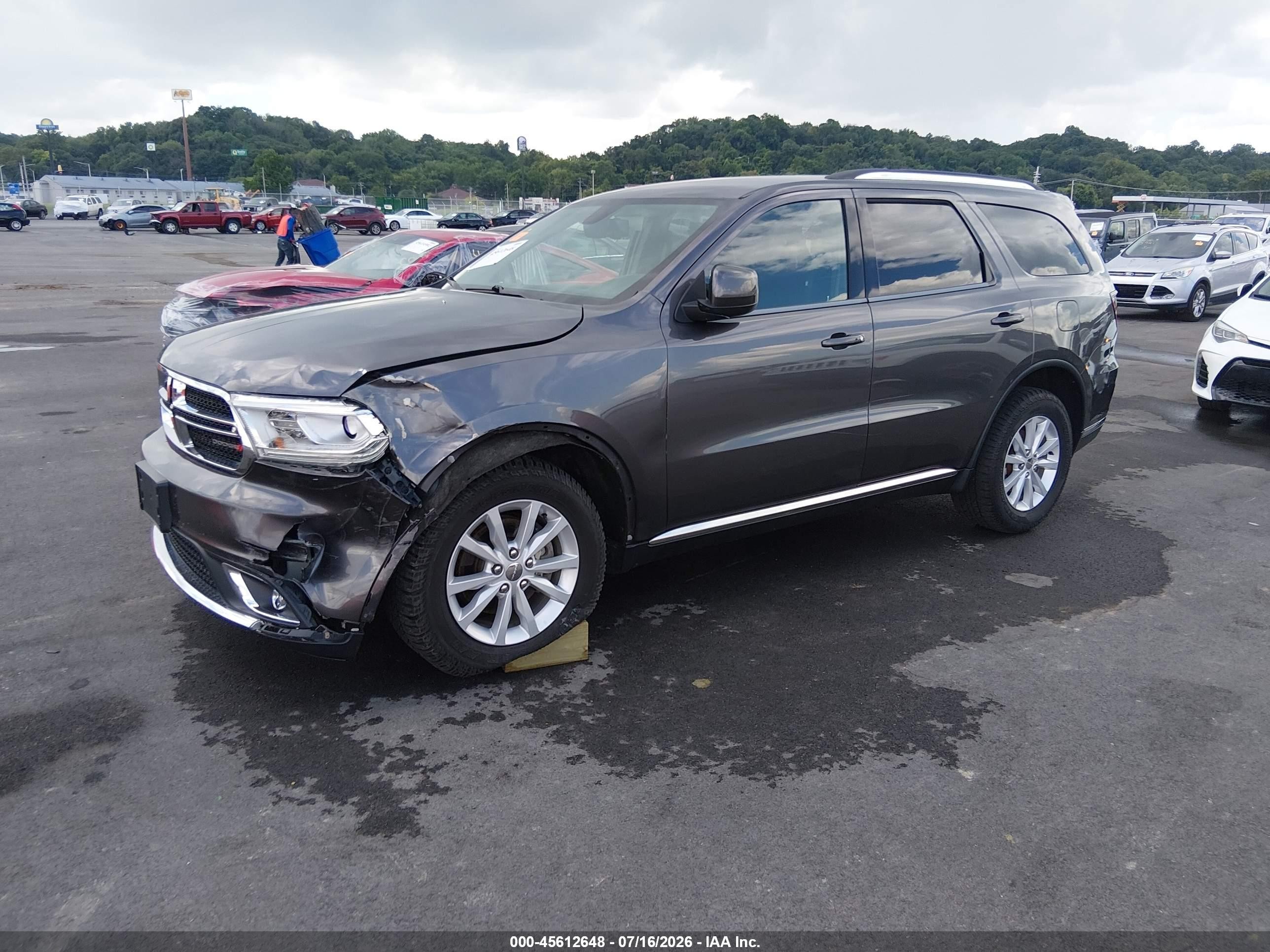2014 Dodge Durango Sxt Серый vin: 1C4RDJAG4EC296000