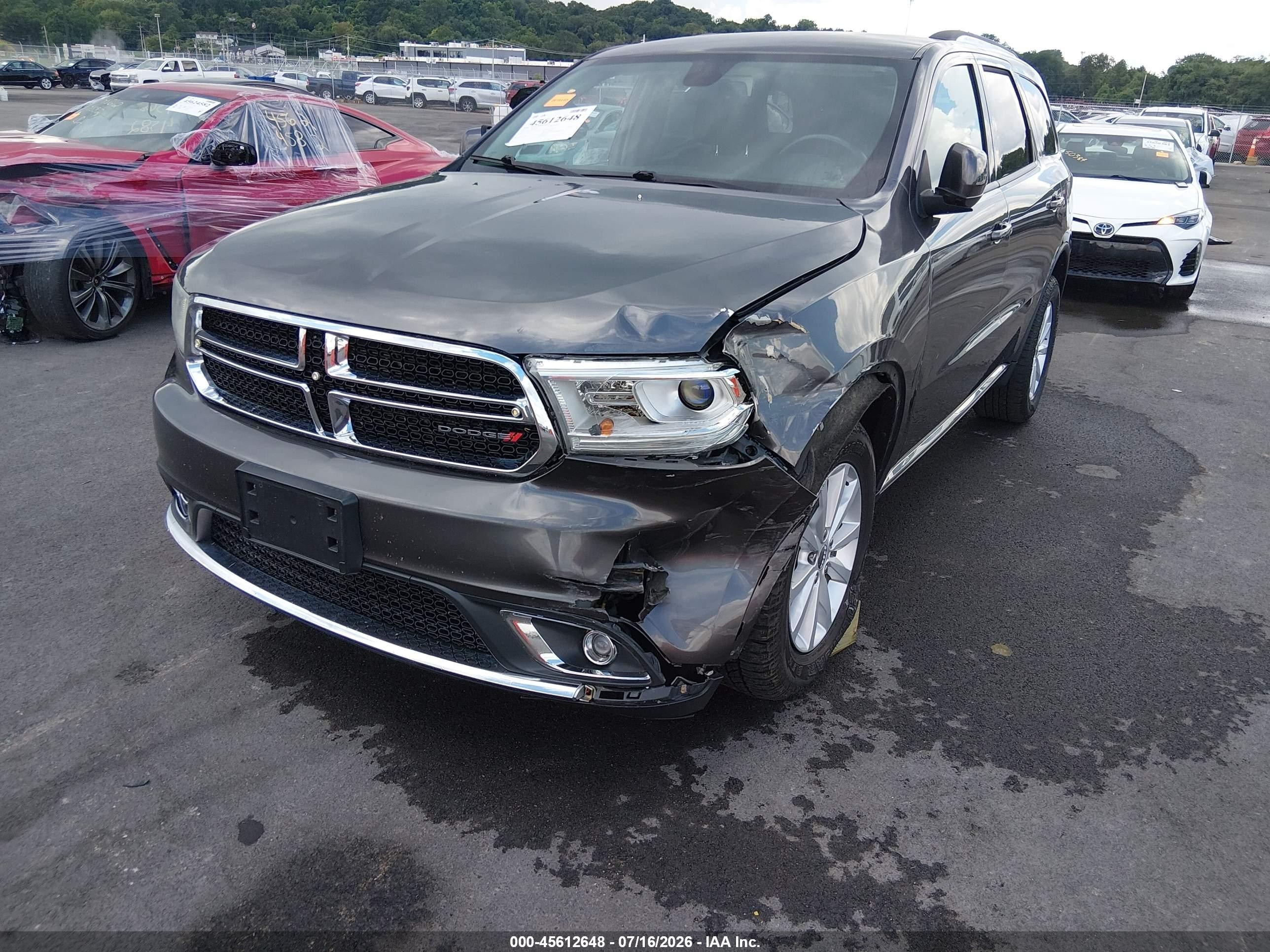 2014 Dodge Durango Sxt Серый vin: 1C4RDJAG4EC296000