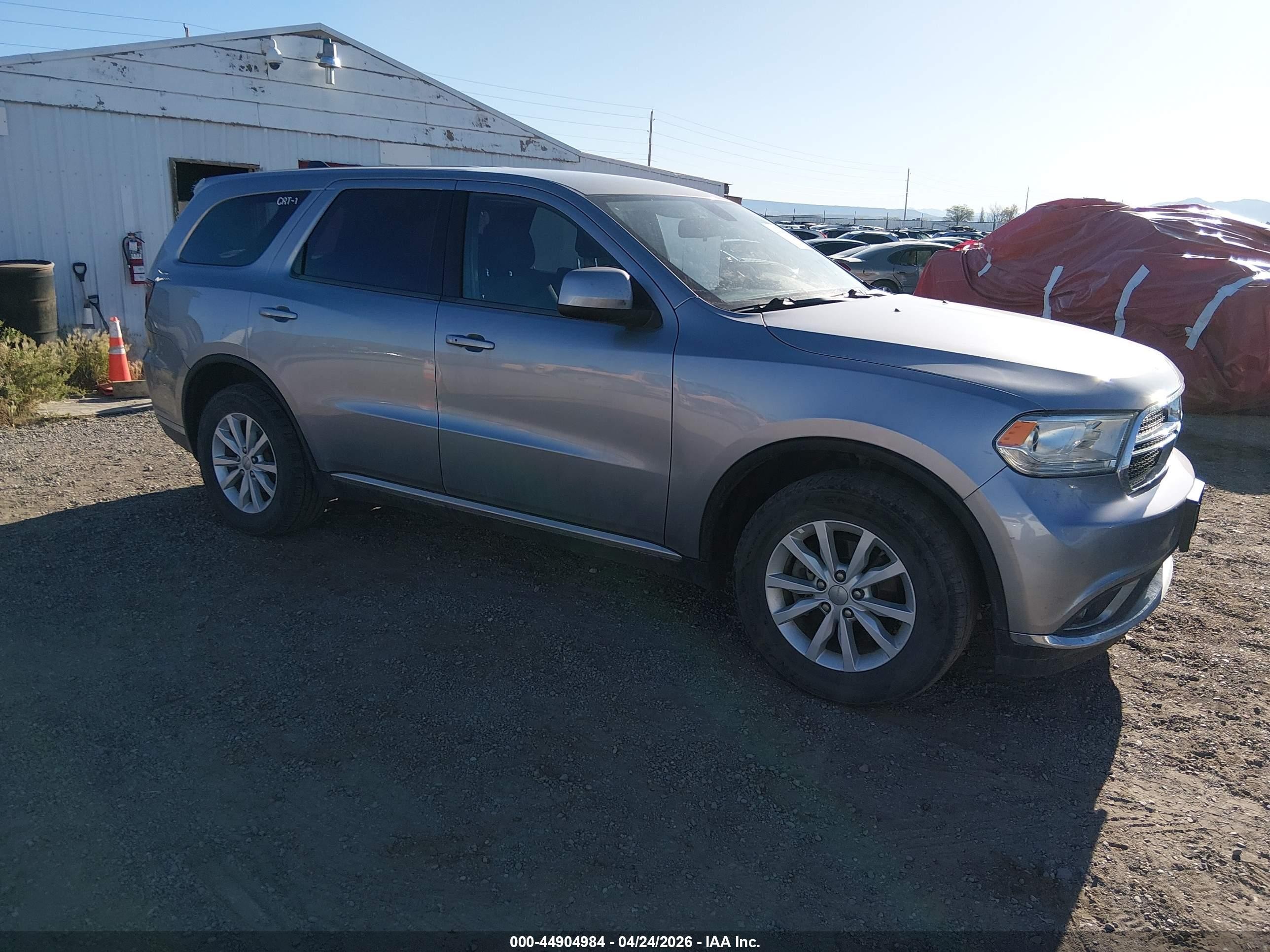 2014 Dodge Durango Sxt Silver vin: 1C4RDJAG4EC308694