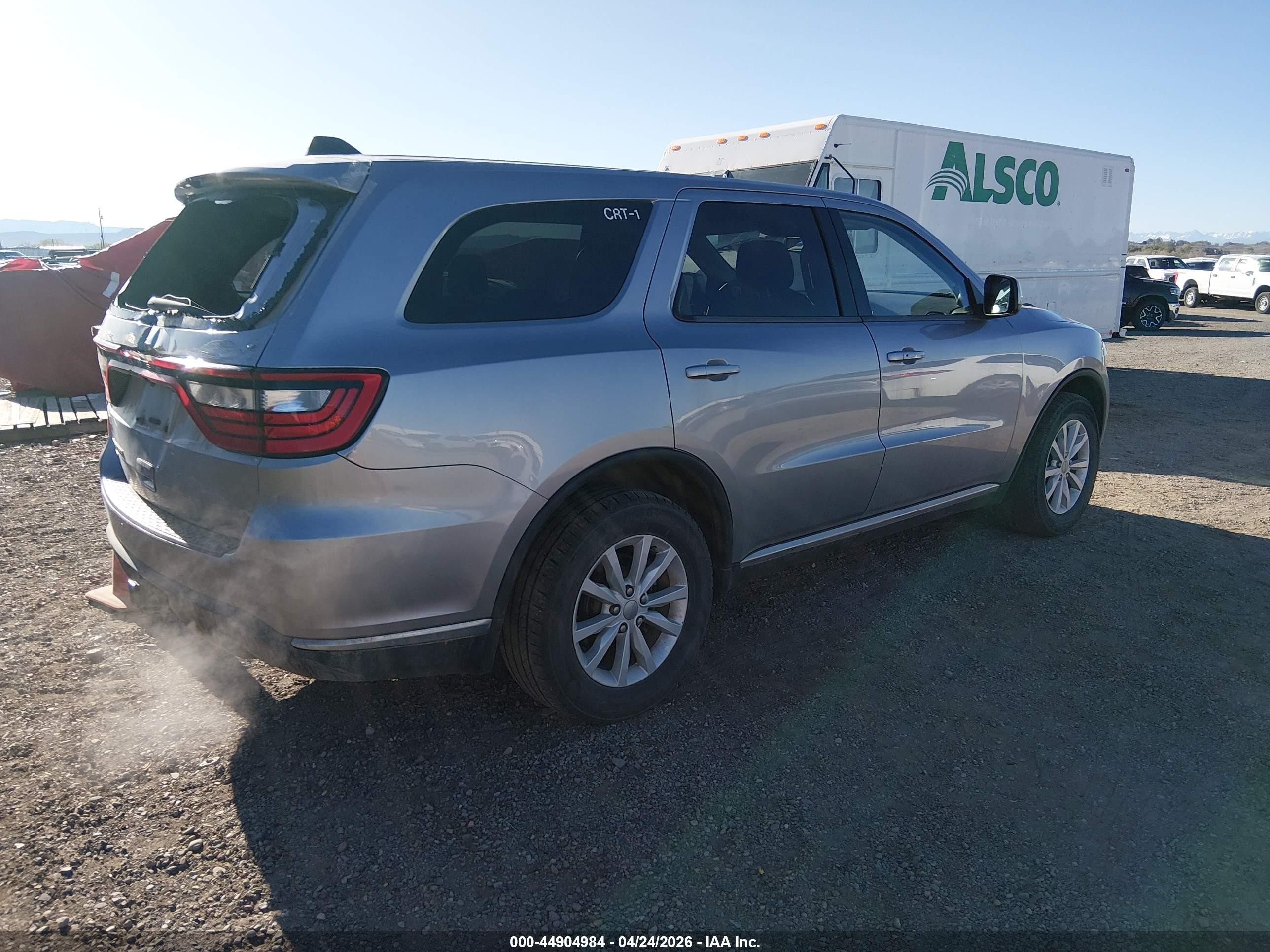 2014 Dodge Durango Sxt Silver vin: 1C4RDJAG4EC308694