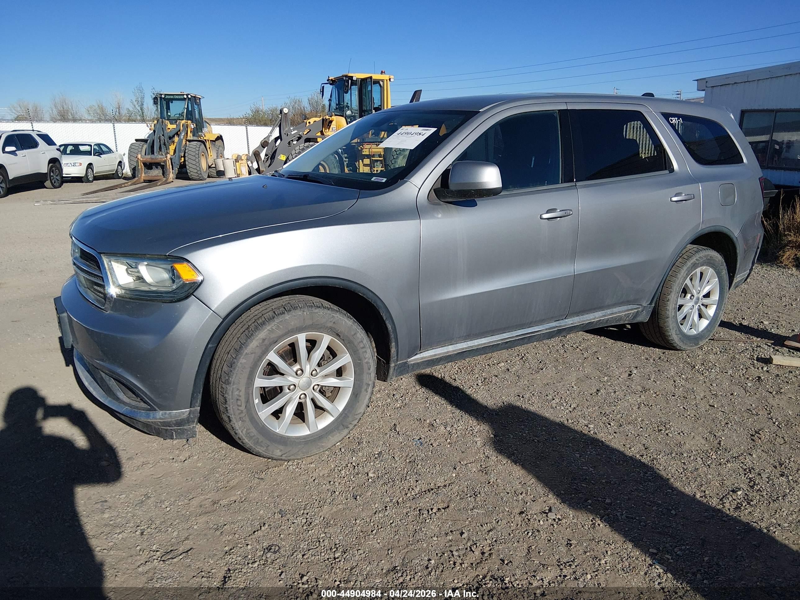 2014 Dodge Durango Sxt Silver vin: 1C4RDJAG4EC308694