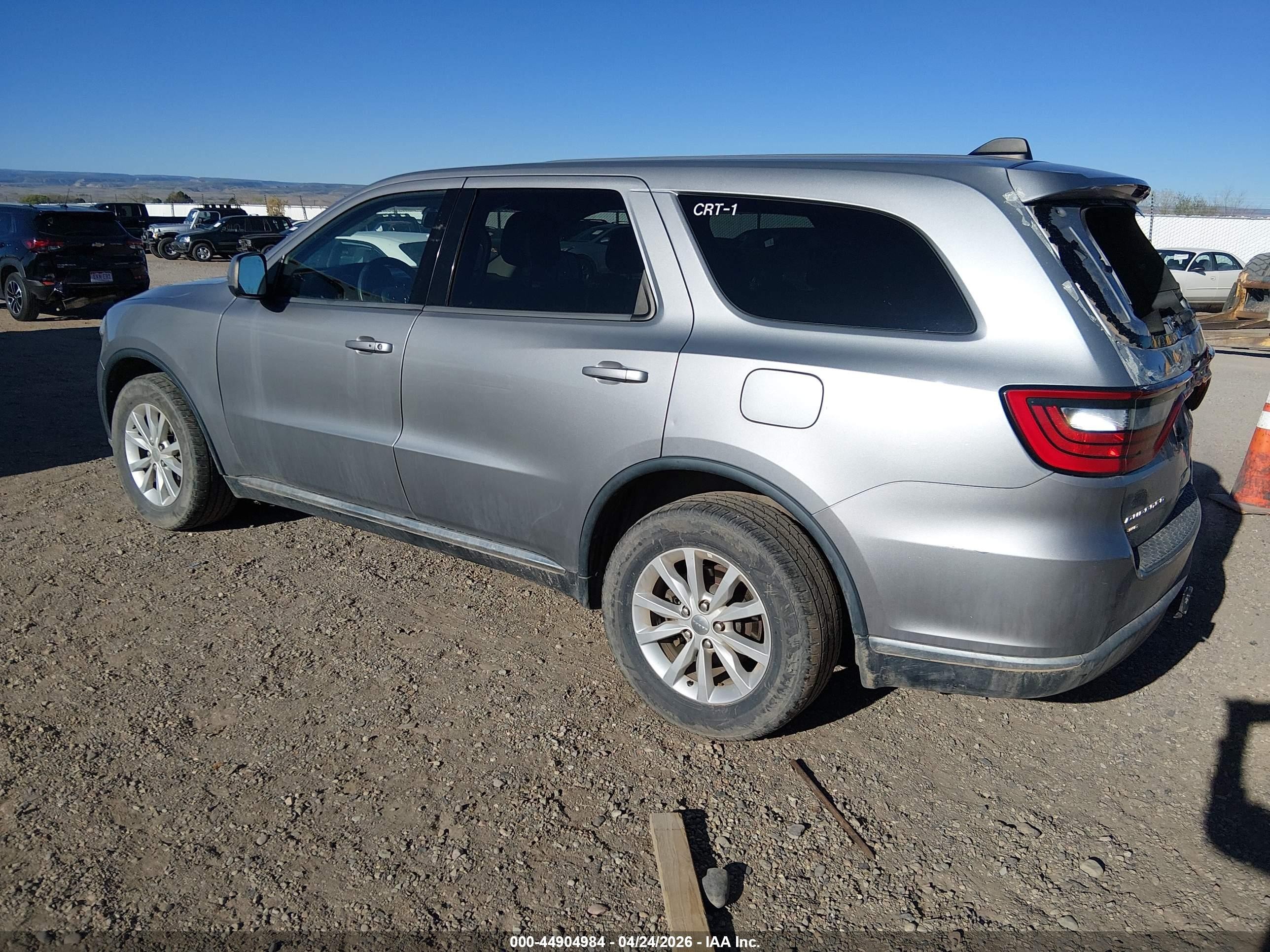 2014 Dodge Durango Sxt Silver vin: 1C4RDJAG4EC308694