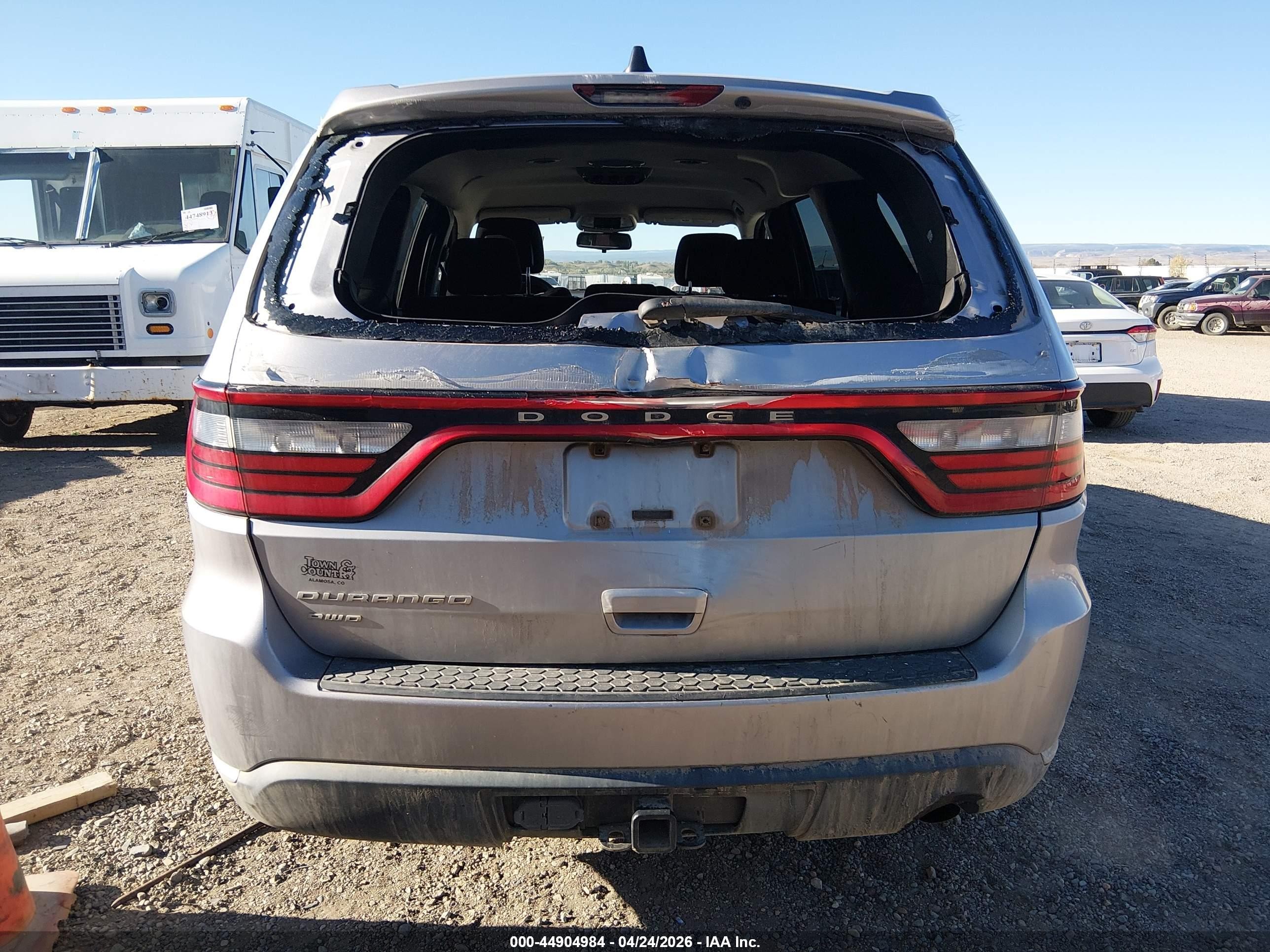 2014 Dodge Durango Sxt Silver vin: 1C4RDJAG4EC308694